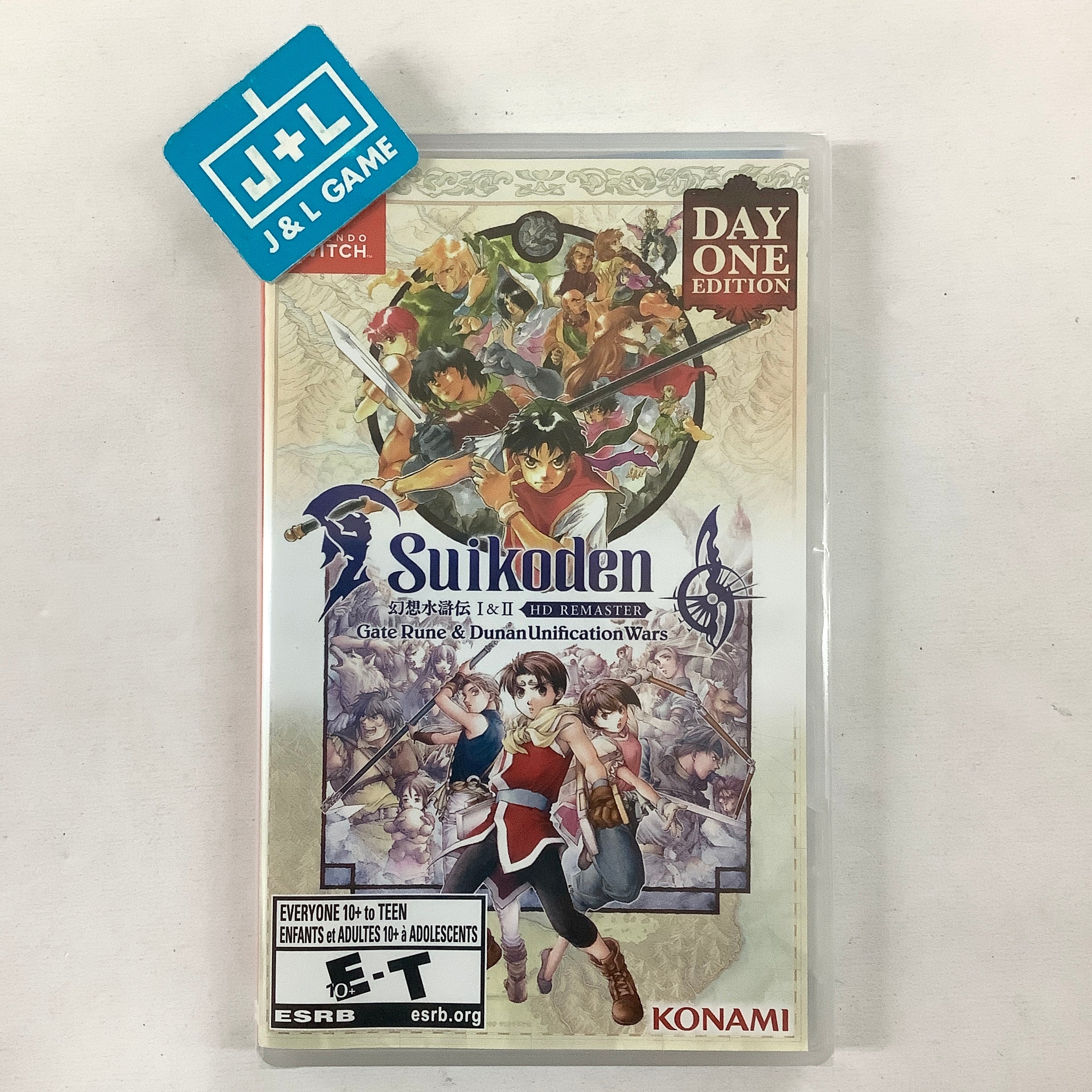 Suikoden I & II HD Remaster (Day One Edition) - (NSW) Nintendo Switch Video Games Konami