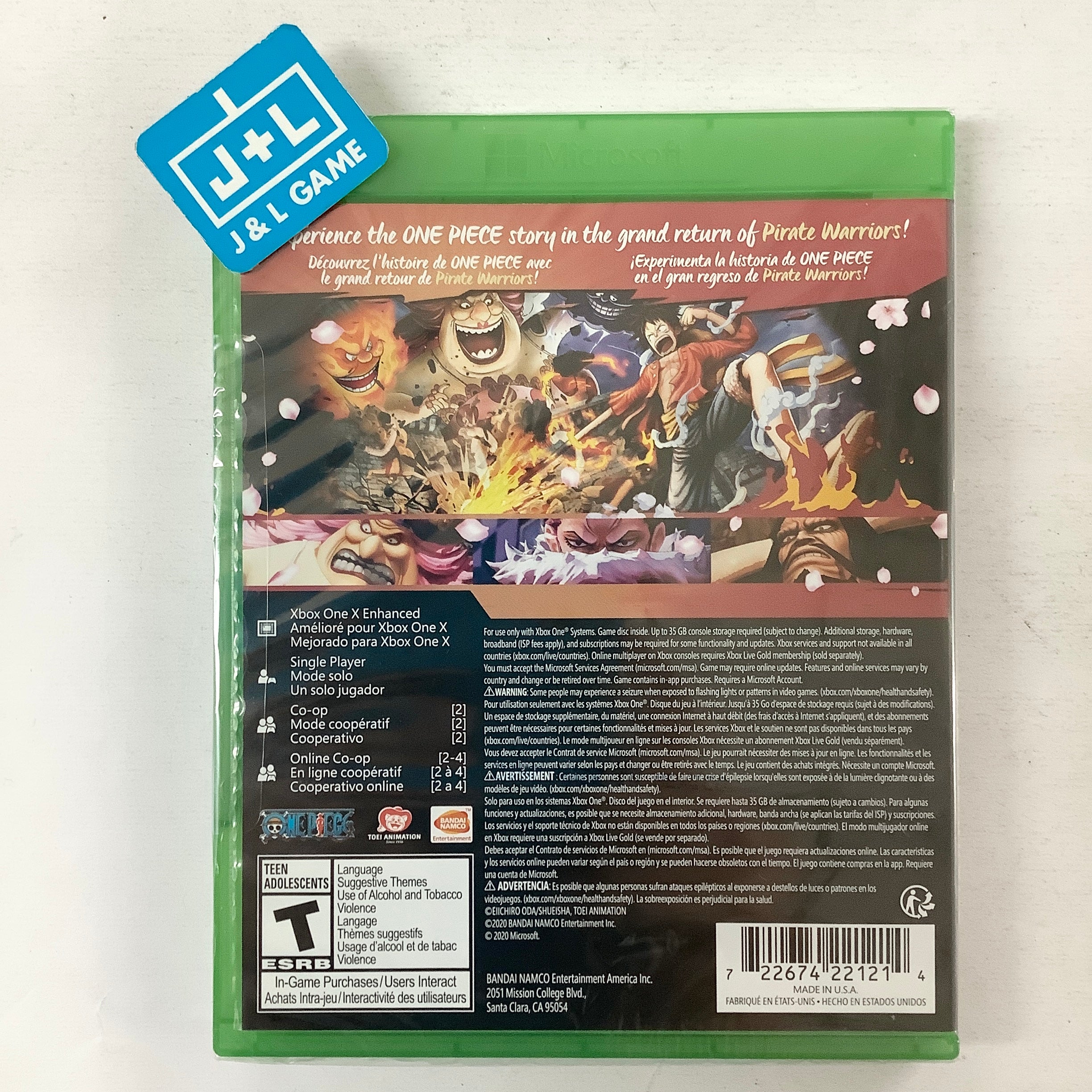 One Piece: Pirate Warriors 4 - (XB1) Xbox One Video Games BANDAI NAMCO Entertainment   