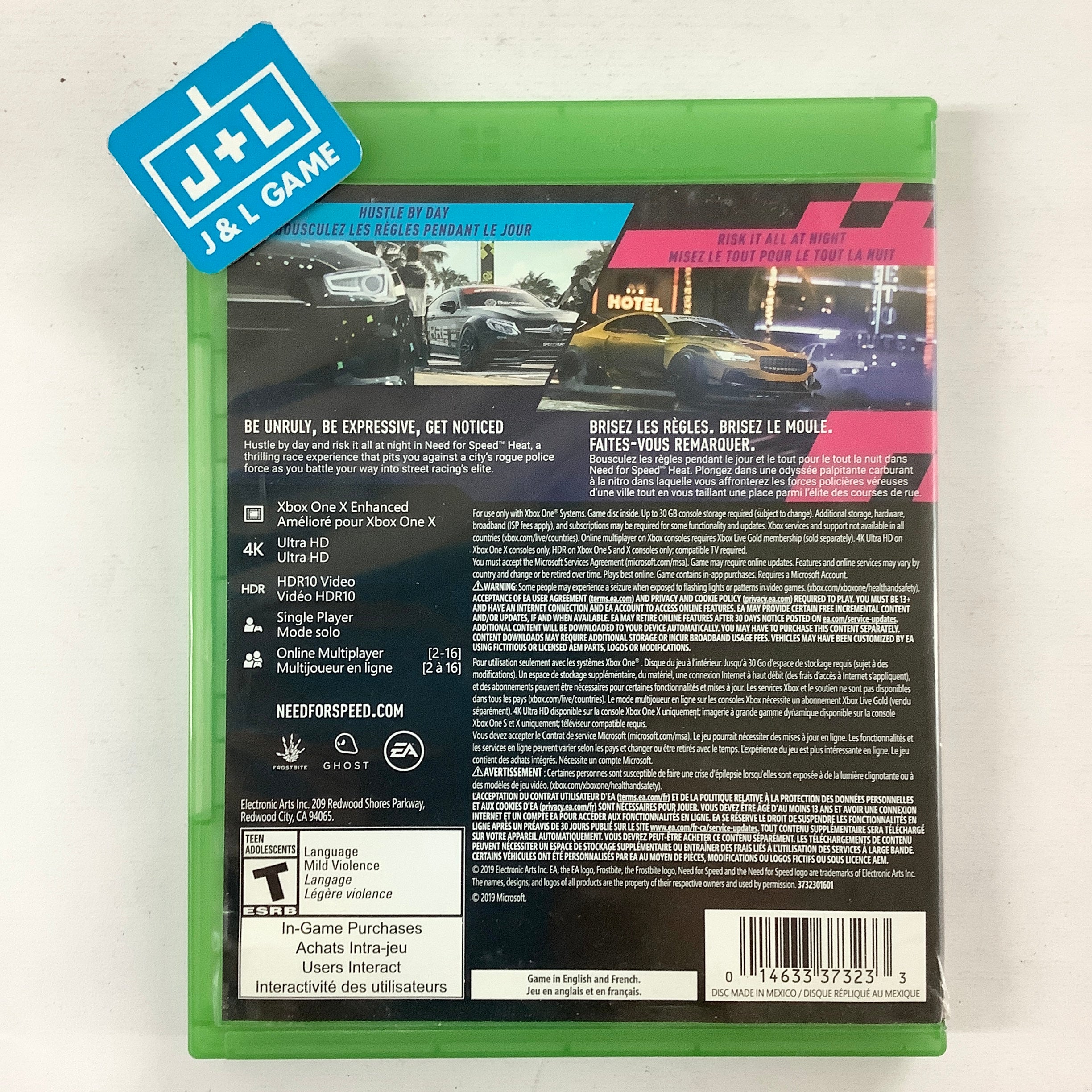 Need for Speed Heat - (XB1) Xbox One [Pre-Owned] Video Games Electronic Arts   