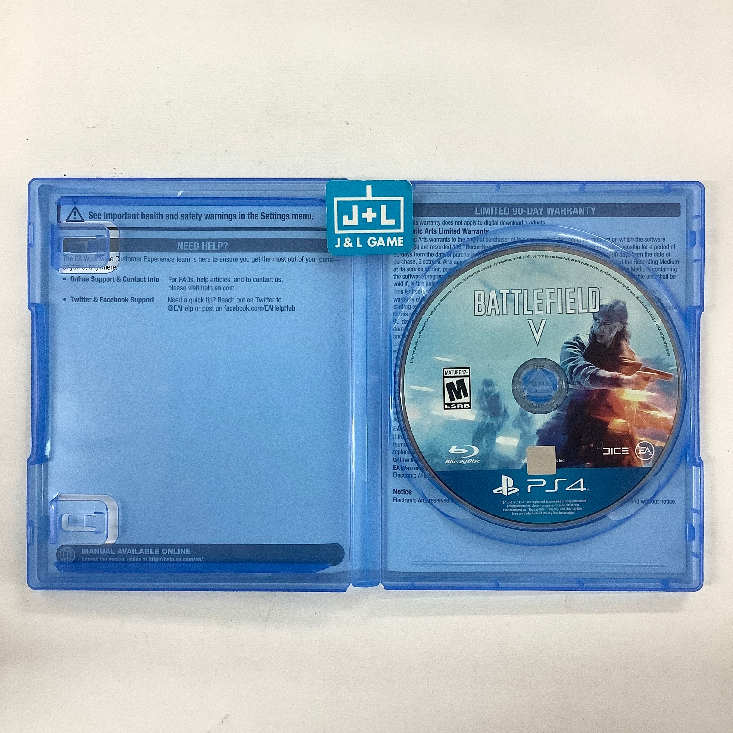 Battlefield V - (PS4) PlayStation 4 [Pre-Owned] Video Games Electronic Arts   