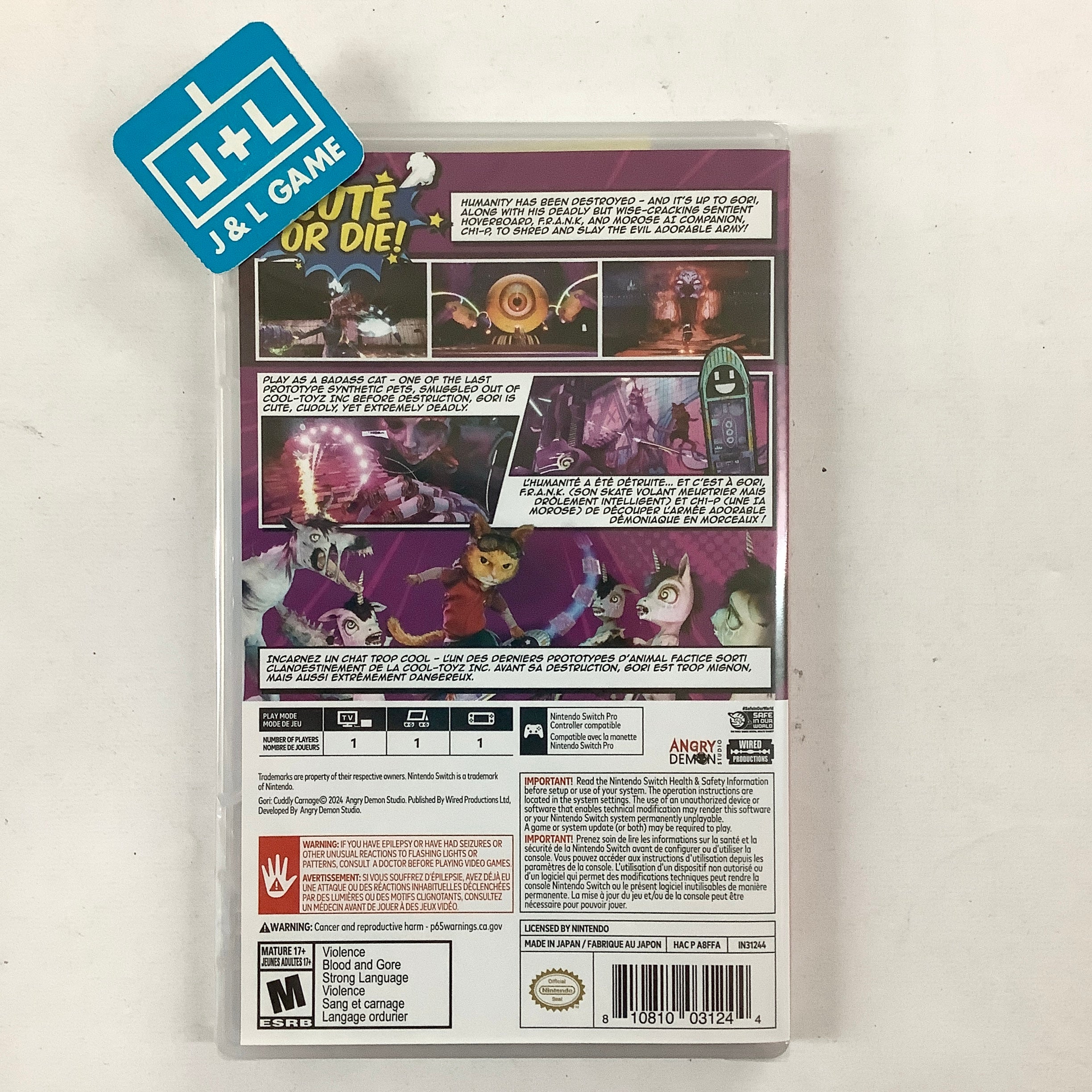 Gori: Cuddly Carnage - (NSW) Nintendo Switch Video Games Wired Productions   