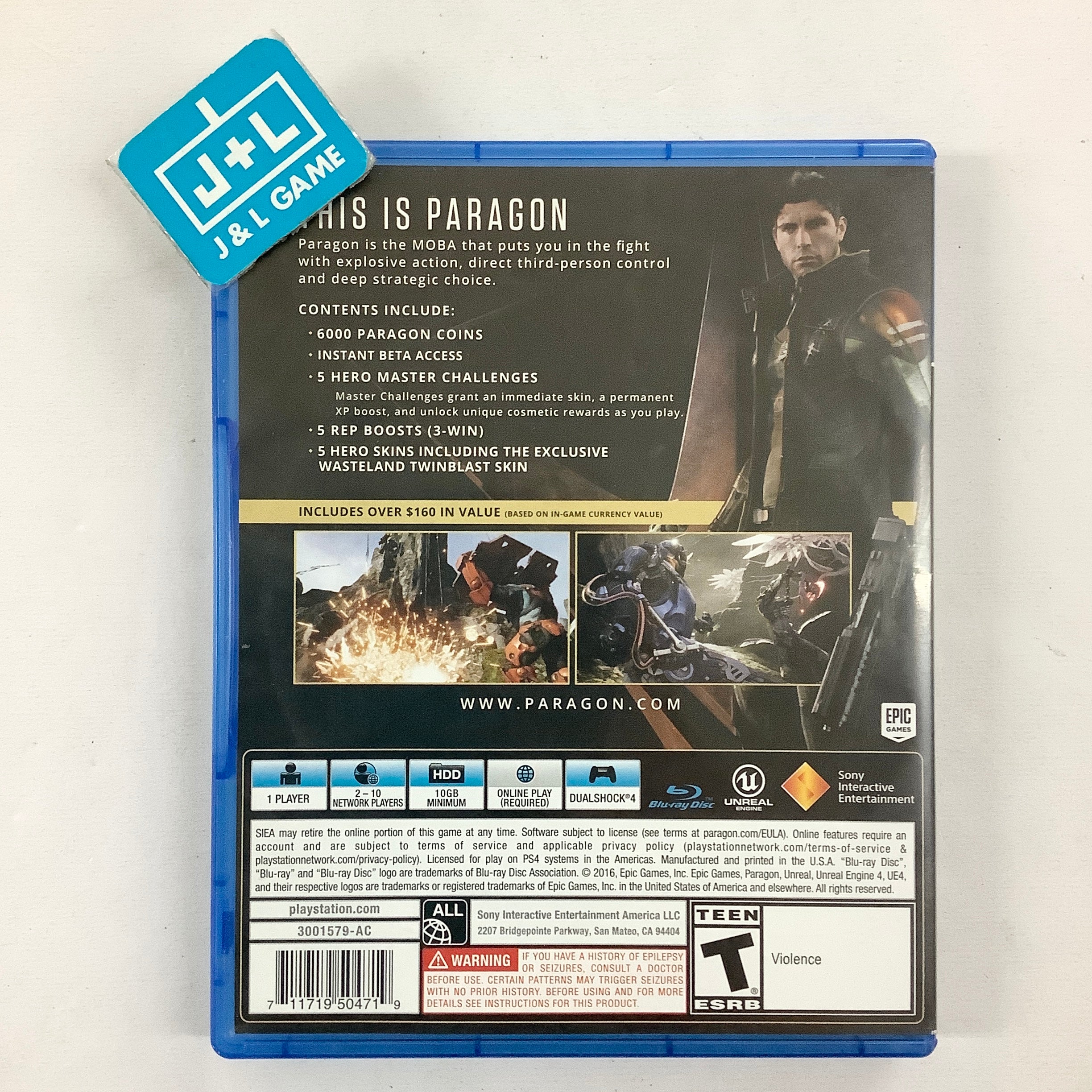 Paragon (Essentials Edition) - (PS4) PlayStation 4 [Pre-Owned] Video Games Epic Games