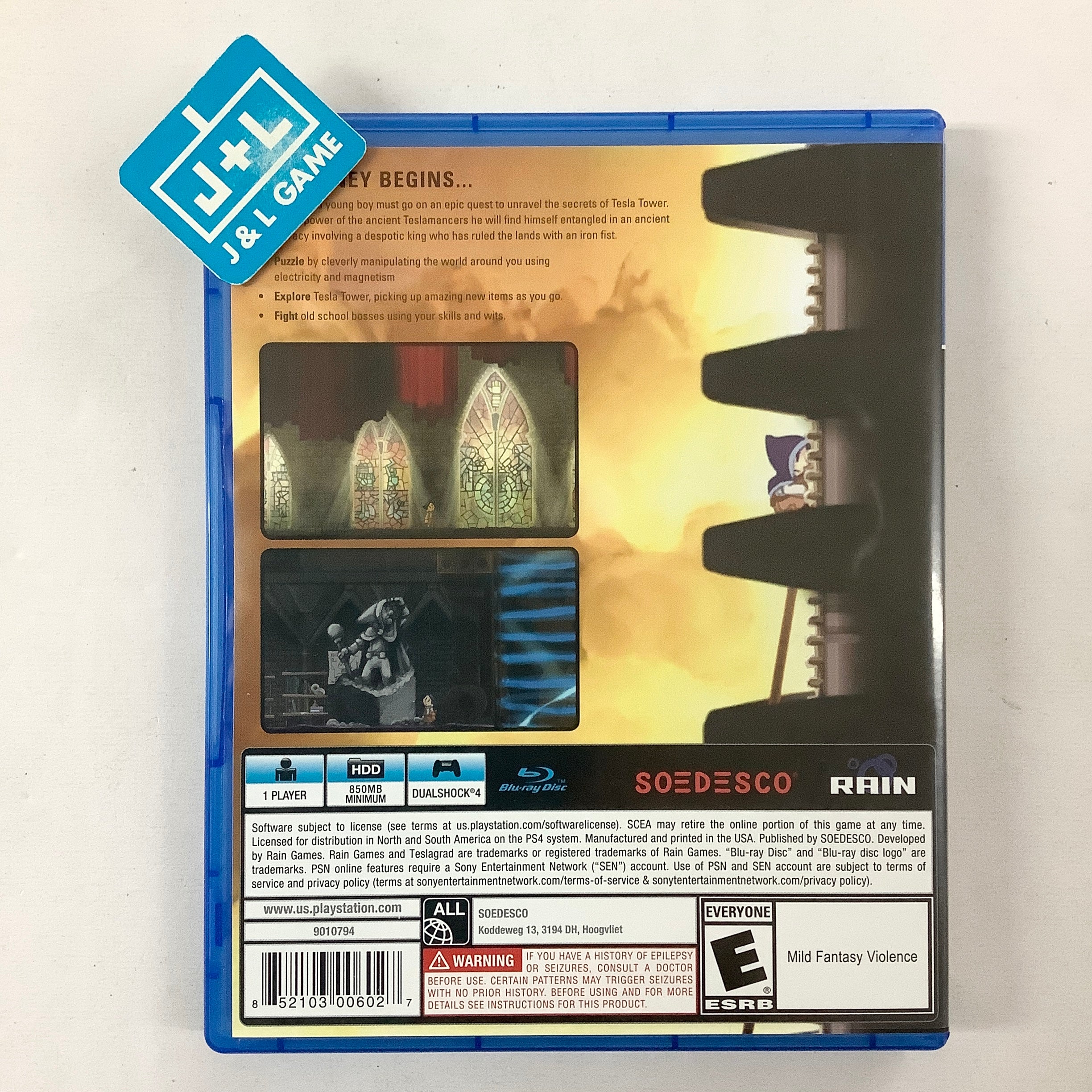 Teslagrad - (PS4) PlayStation 4 [Pre-Owned] Video Games Soedesco