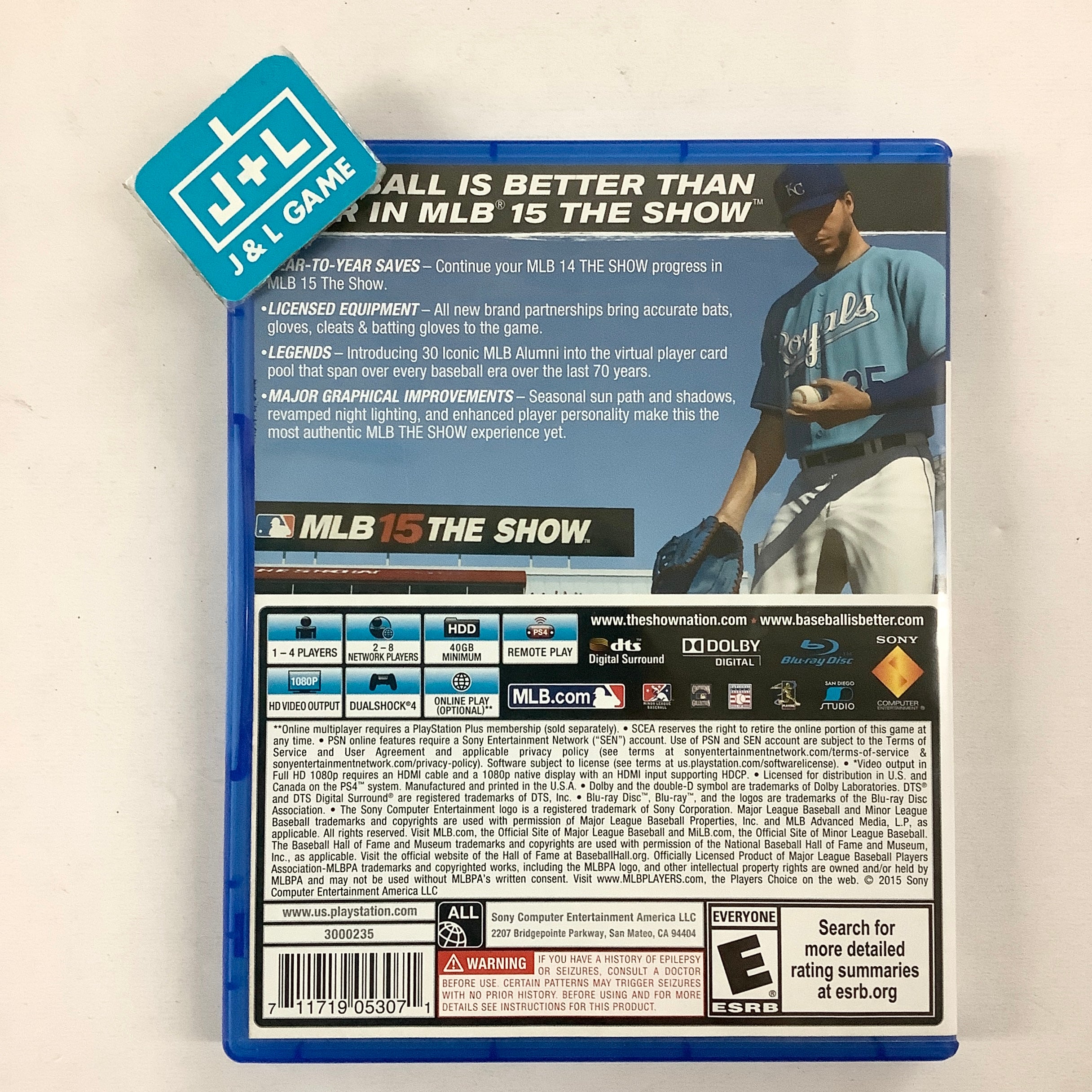 MLB 15: The Show - (PS4) PlayStation 4 [Pre-Owned] Video Games SCEA