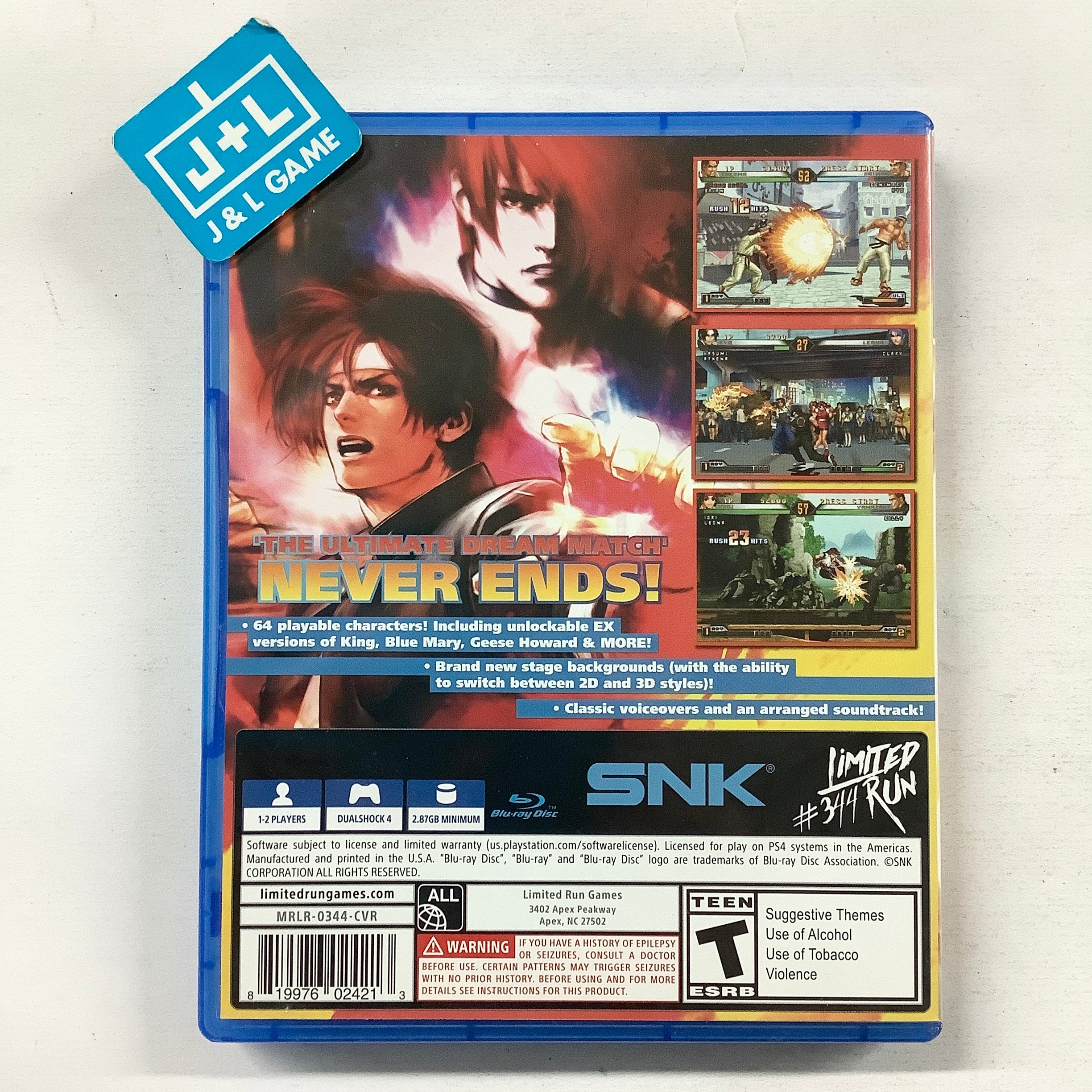 The King of Fighters '98 Ultimate Match (Limited Run #344) - (PS4) PlayStation 4 [Pre-Owned] Video Games Limited Run Games