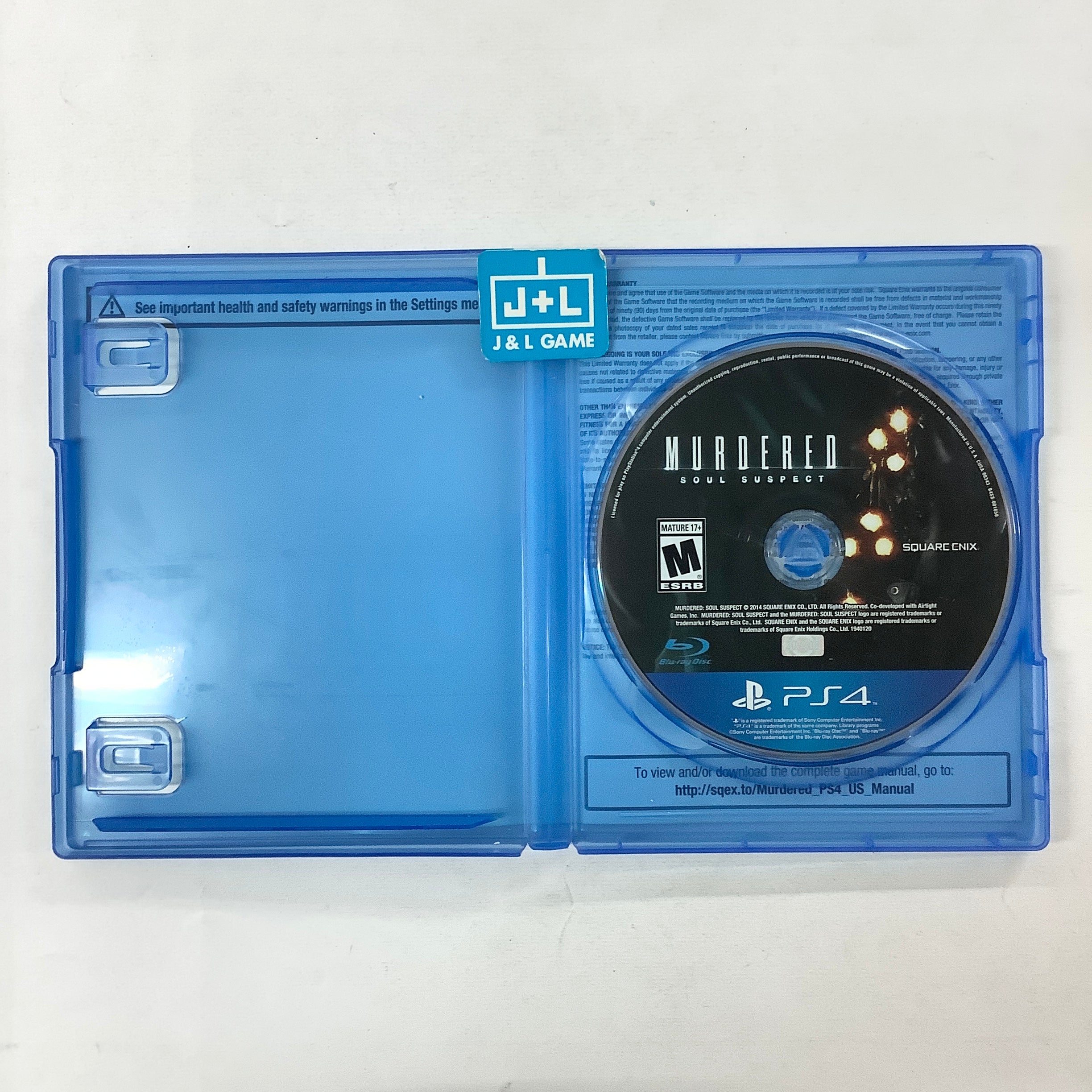 Murdered: Soul Suspect - (PS4) PlayStation 4 [Pre-Owned] Video Games Square Enix