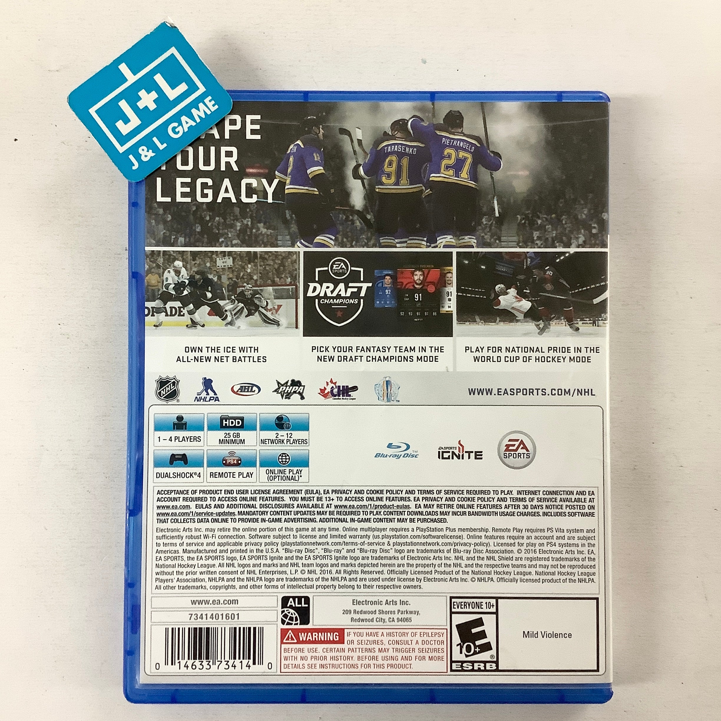 NHL 17 - (PS4) PlayStation 4 [Pre-Owned] Video Games EA Sports