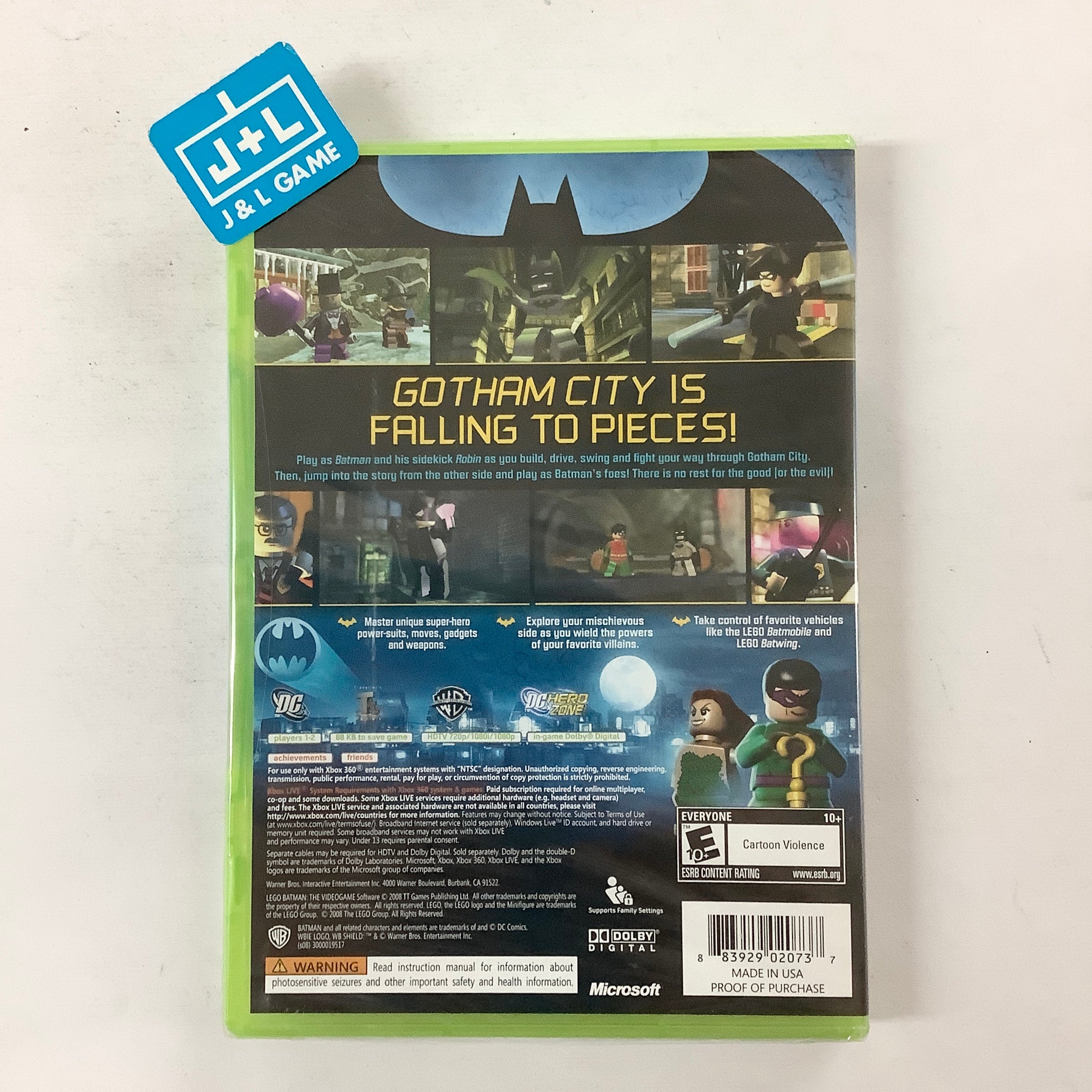 LEGO Batman: The Videogame - Xbox 360 Video Games Warner Bros. Interactive Entertainment   