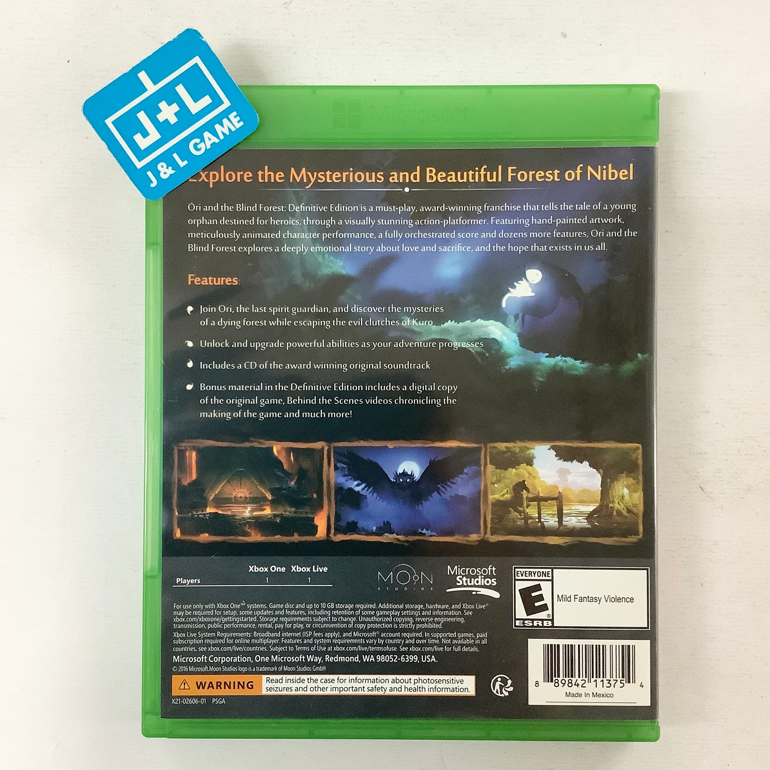 Ori and the Blind Forest: Definitive Edition - (XB1) XBox One [Pre-Owned] Video Games Microsoft   