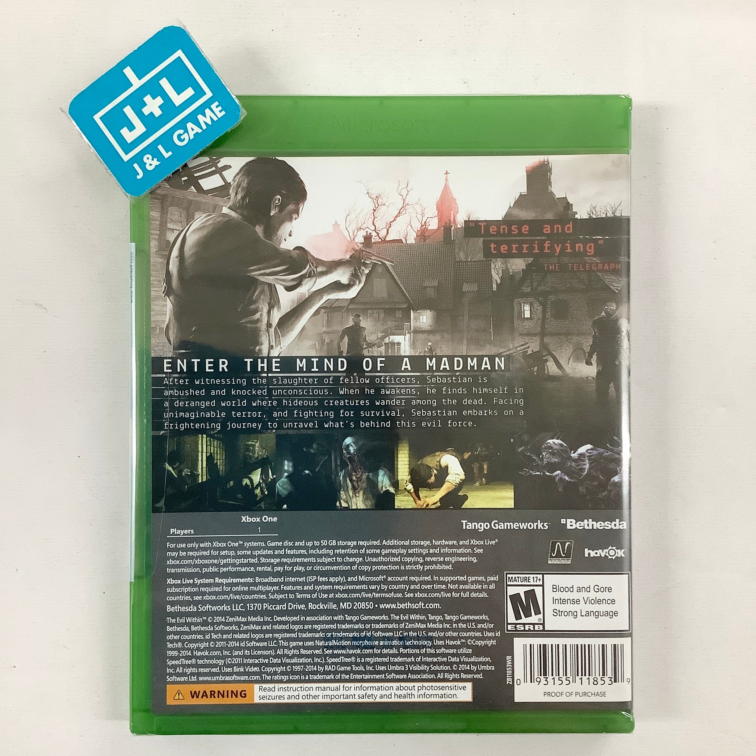 The Evil Within - (XB1) Xbox One Video Games Bethesda Softworks   