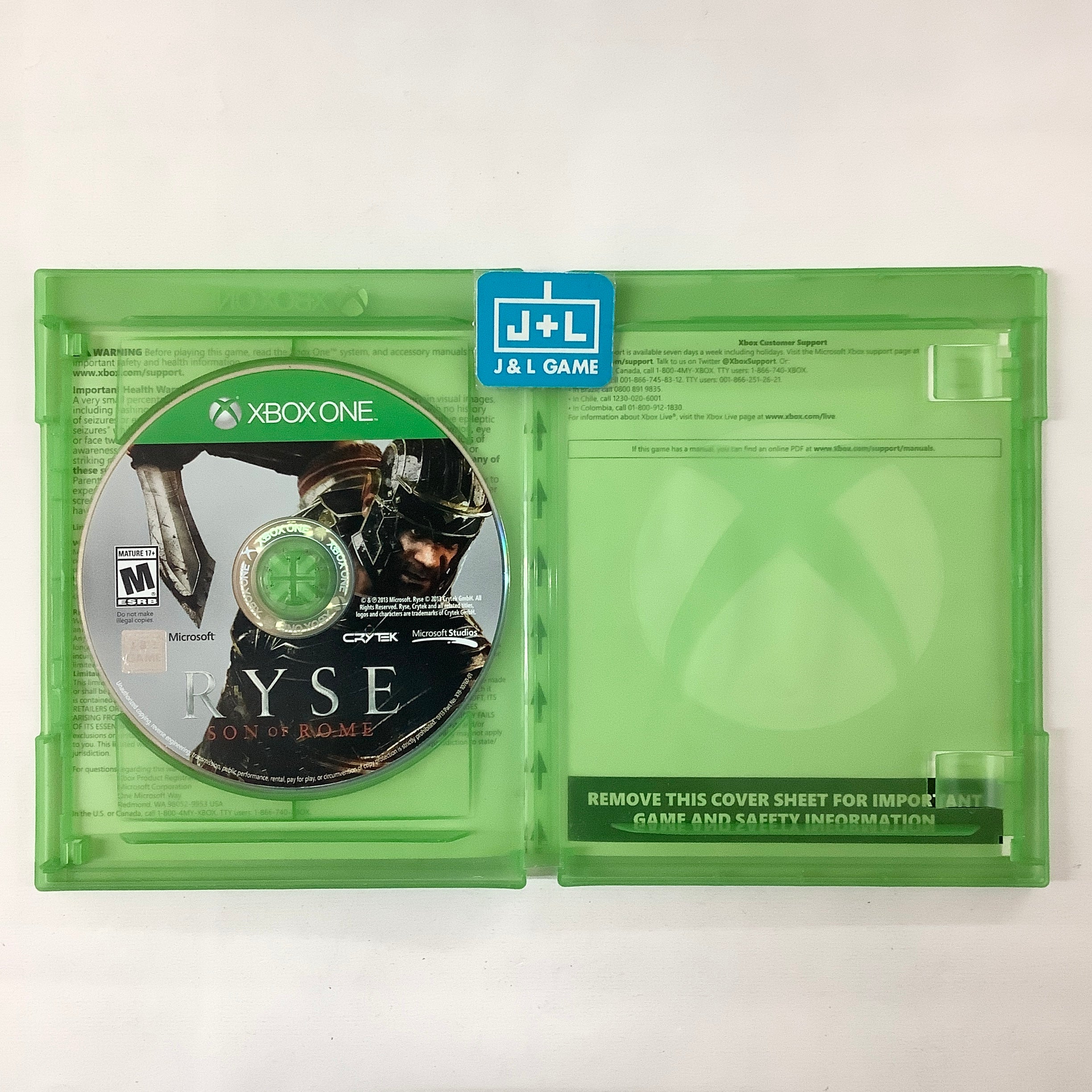 Ryse: Son of Rome - (XB1) Xbox One [Pre-Owned] Video Games Microsoft   