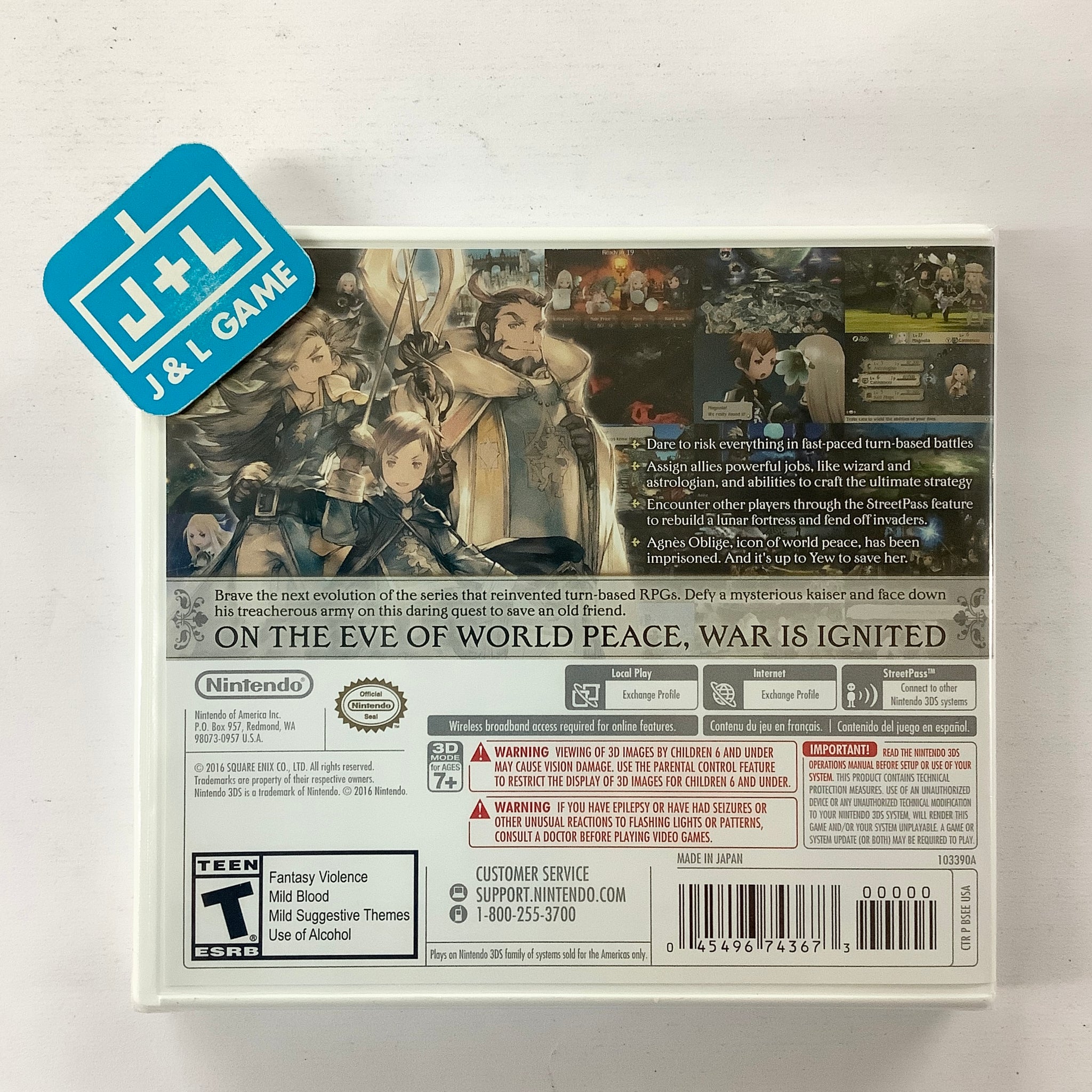 Bravely Second: End Layer - Nintendo 3DS – J&L Video Games New York City