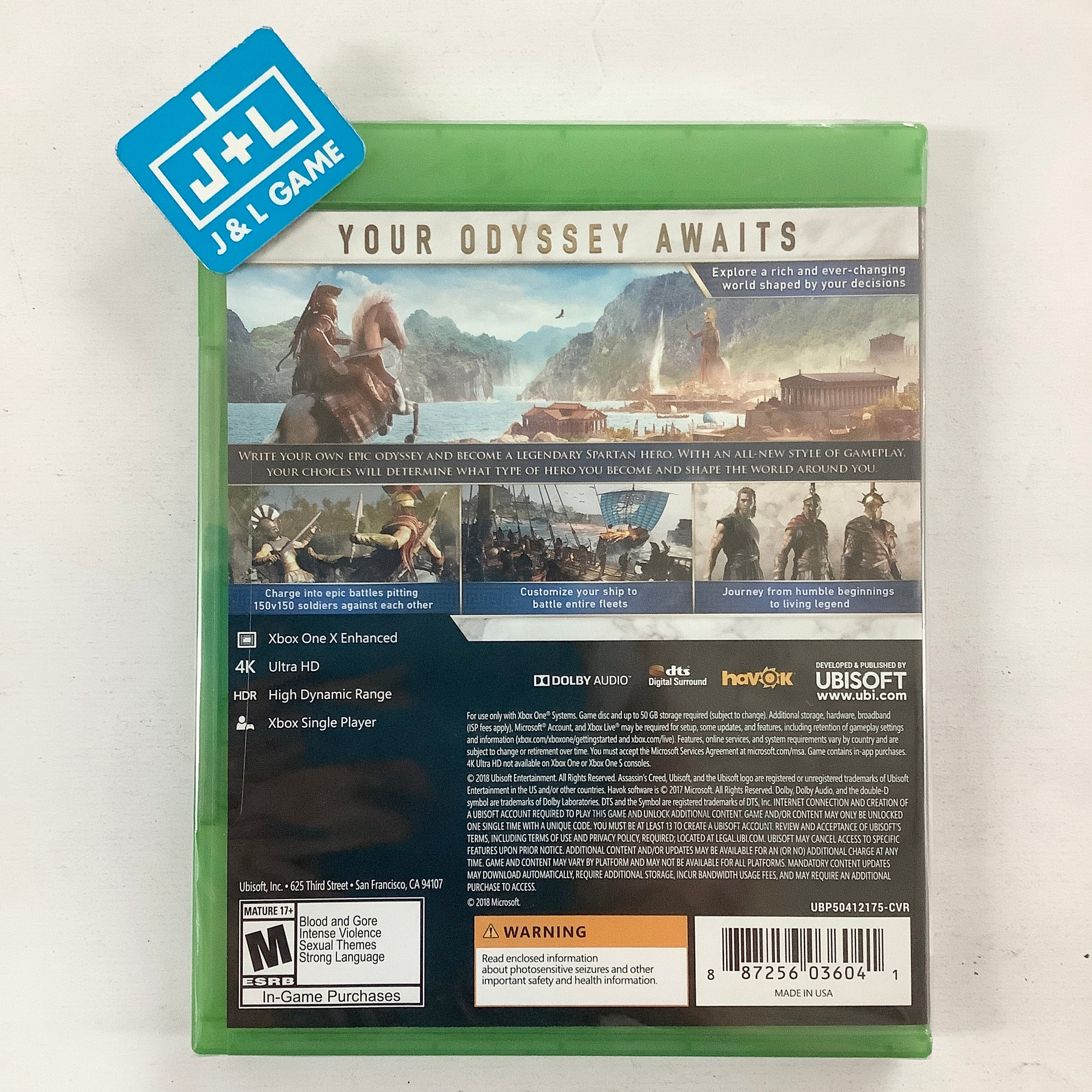 Assassin's Creed Odyssey - (XB1) Xbox One Video Games Ubisoft   