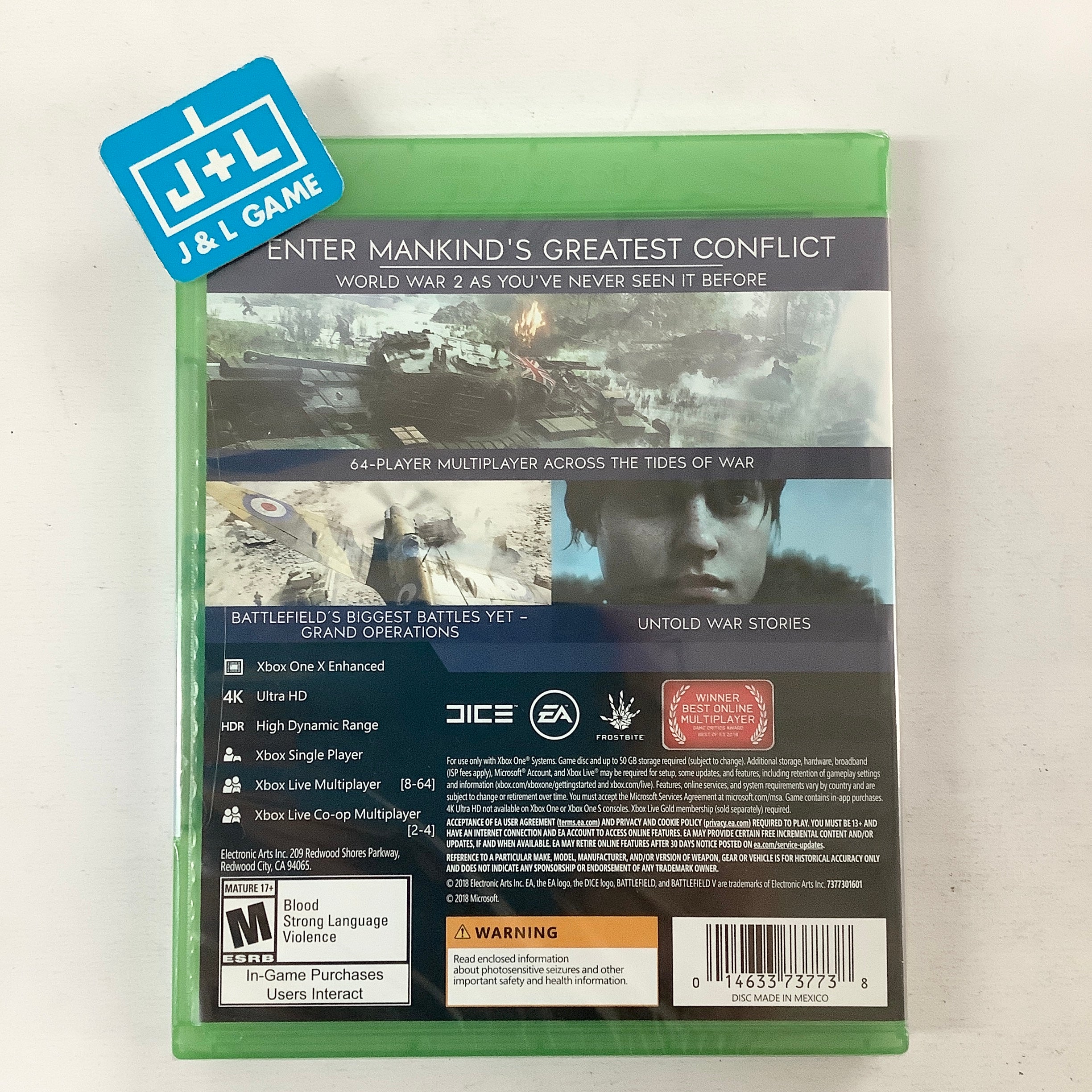 Battlefield V - (XB1) Xbox One Video Games Electronic Arts   