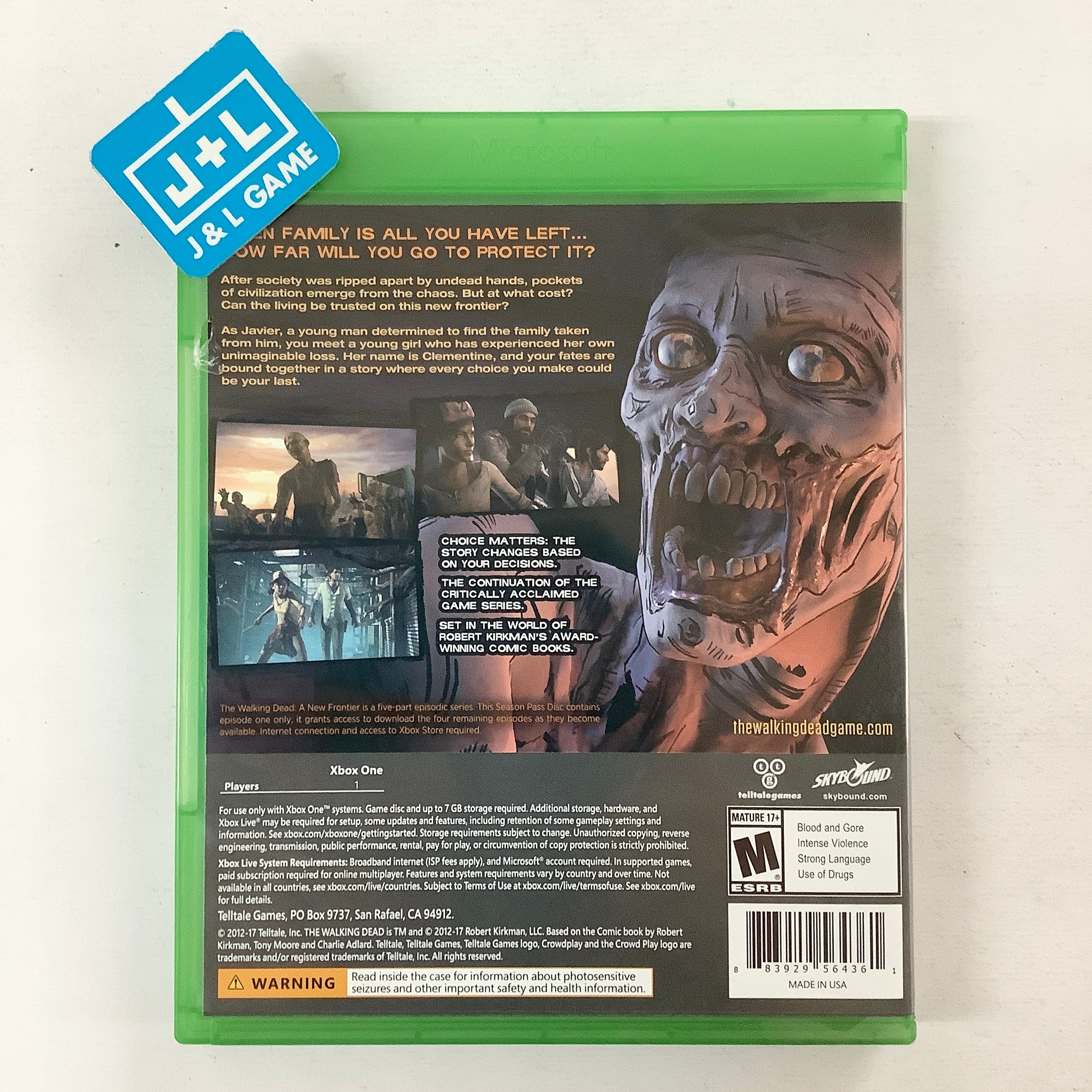 The Walking Dead: A New Frontier - (XB1) Xbox One [Pre-Owned] Video Games Warner Bros. Interactive Entertainment   