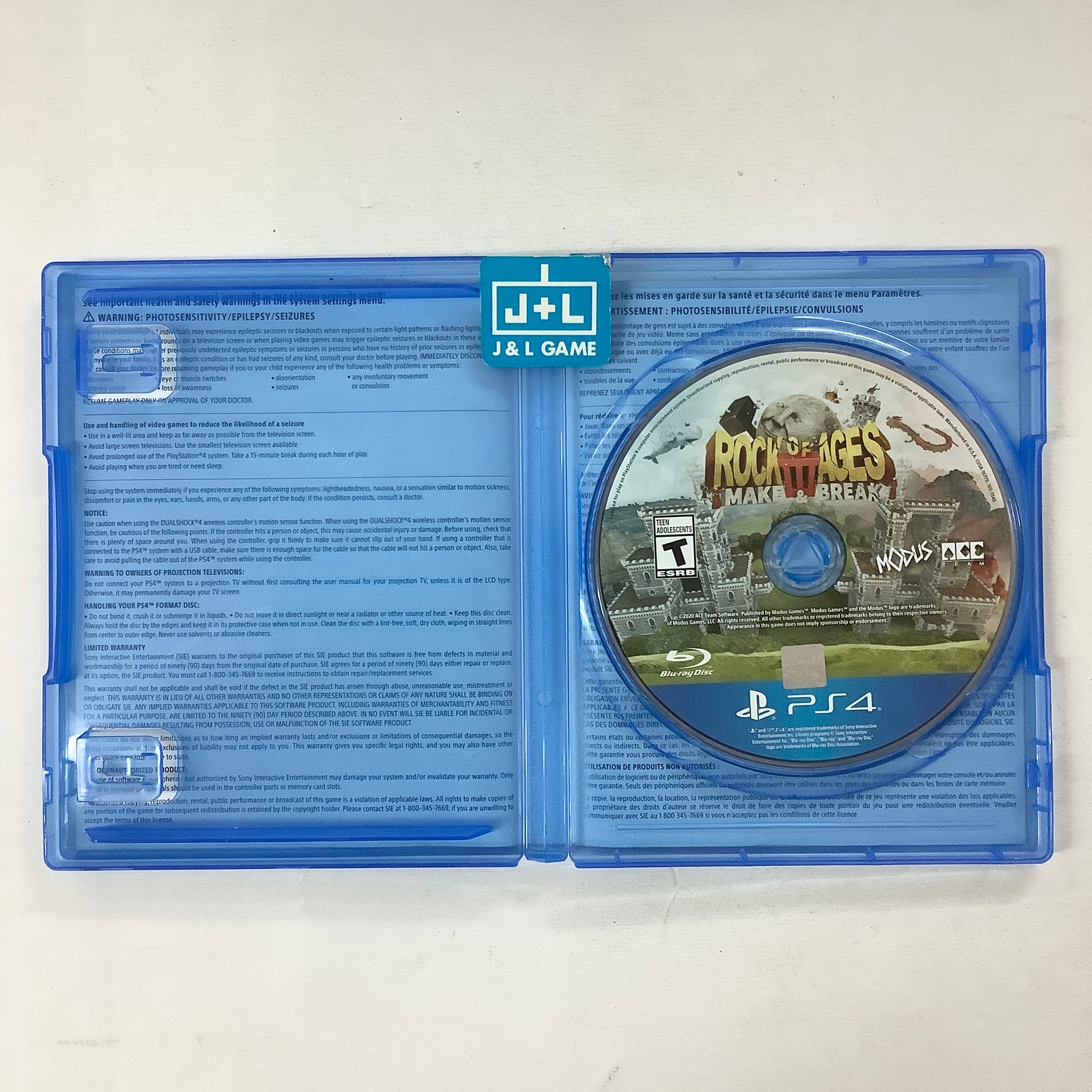 Rock of Ages 3: Make & Break - (PS4) PlayStation 4 [Pre-Owned] Video Games Modus