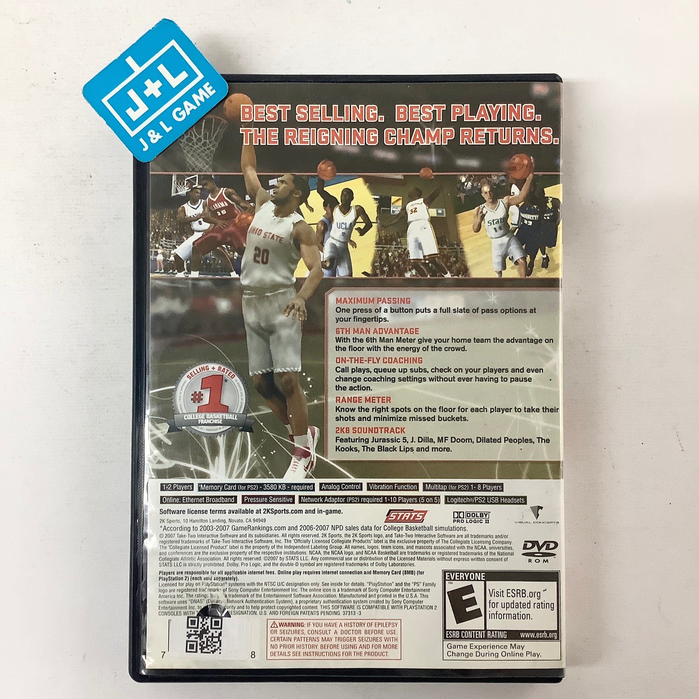 College Hoops 2K8 - (PS2) PlayStation 2 [Pre-Owned] Video Games 2K Sports   