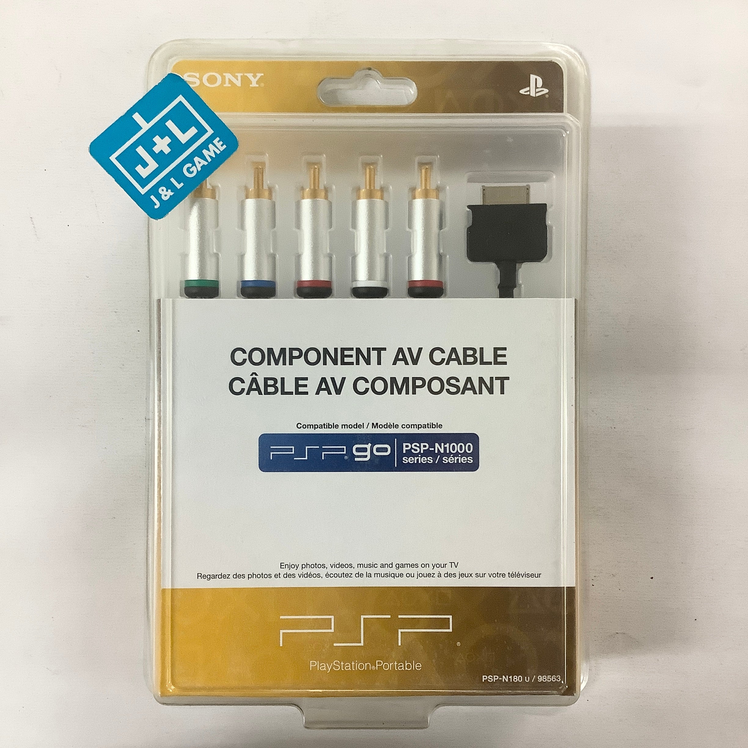 PSP Go Component AV Cable - SONY PSP Video Games PlayStation   