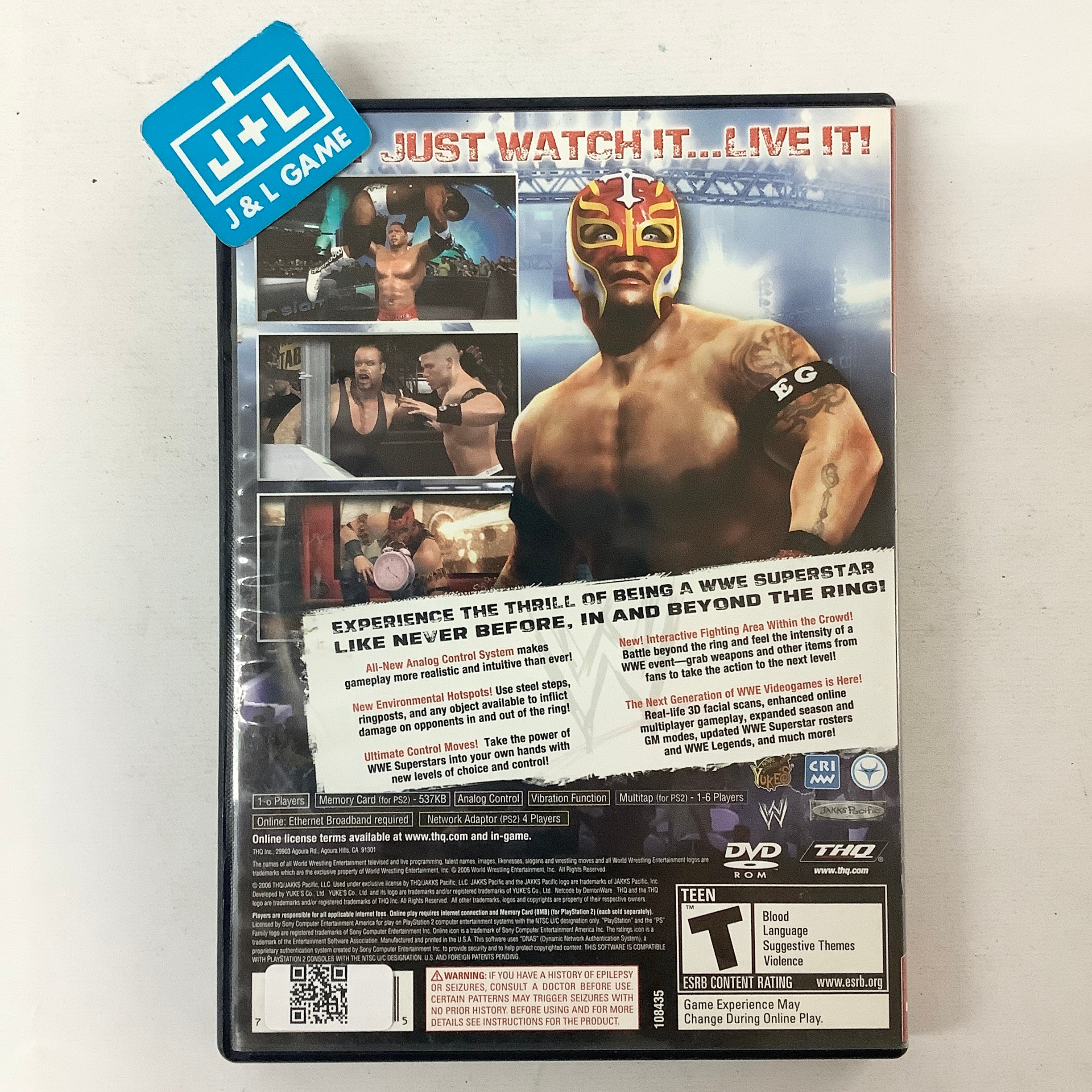 WWE SmackDown vs. Raw 2007 (Greatest Hits) - (PS2) PlayStation 2 [Pre-Owned] Video Games THQ   