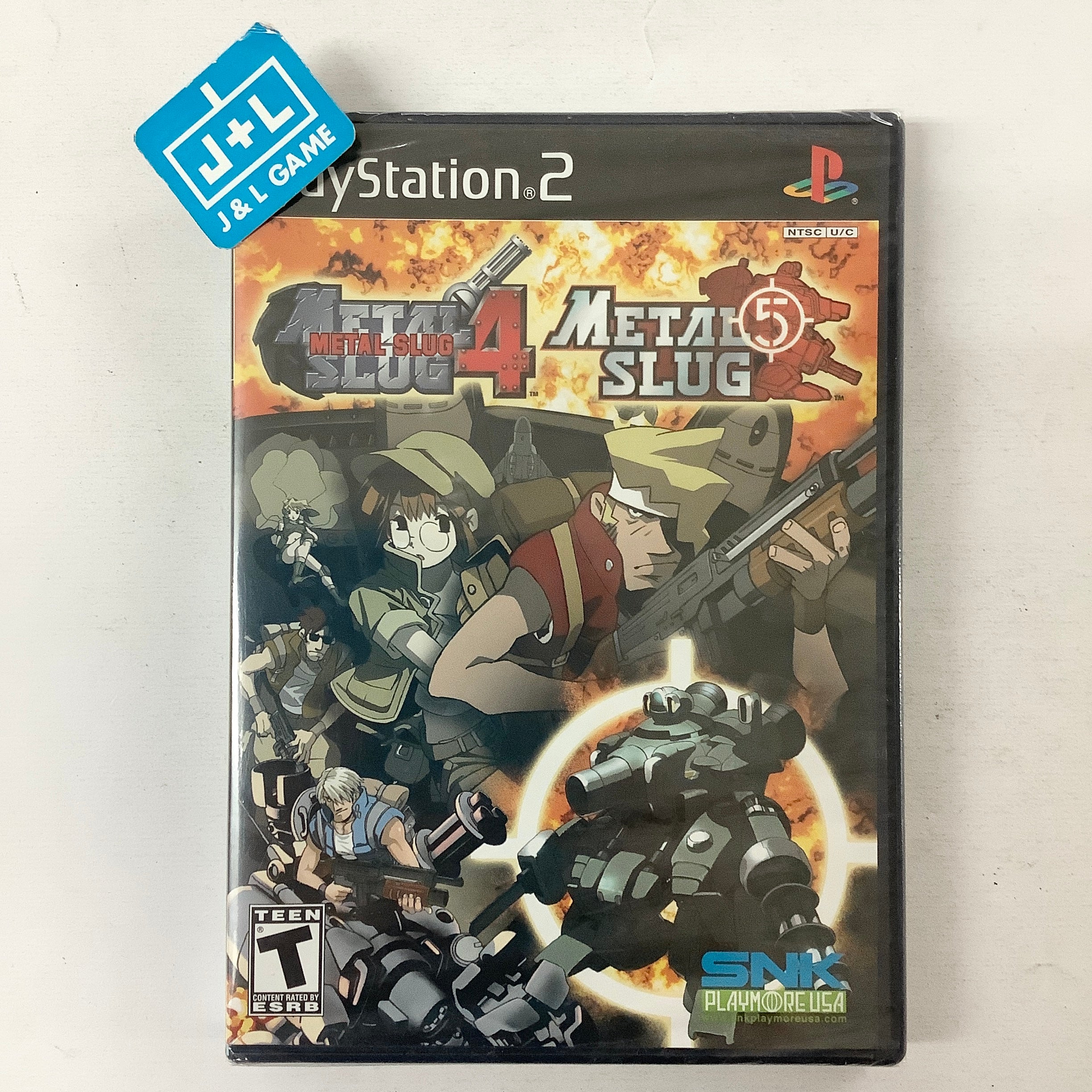 Metal Slug 4 & 5 - (PS2) PlayStation 2 Video Games SNK Playmore   