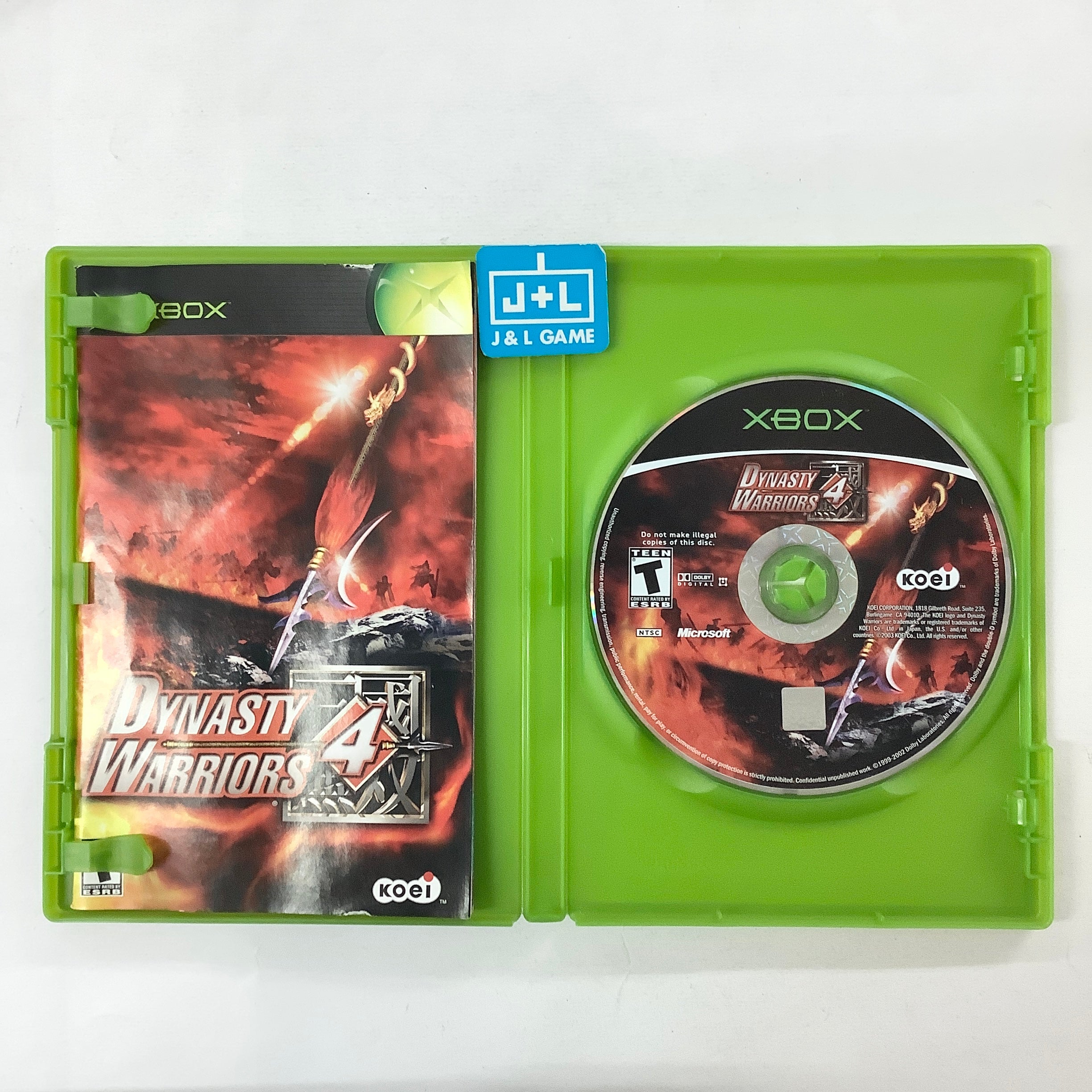 Dynasty Warriors 4 - (XB) Xbox [Pre-Owned] Video Games Koei   