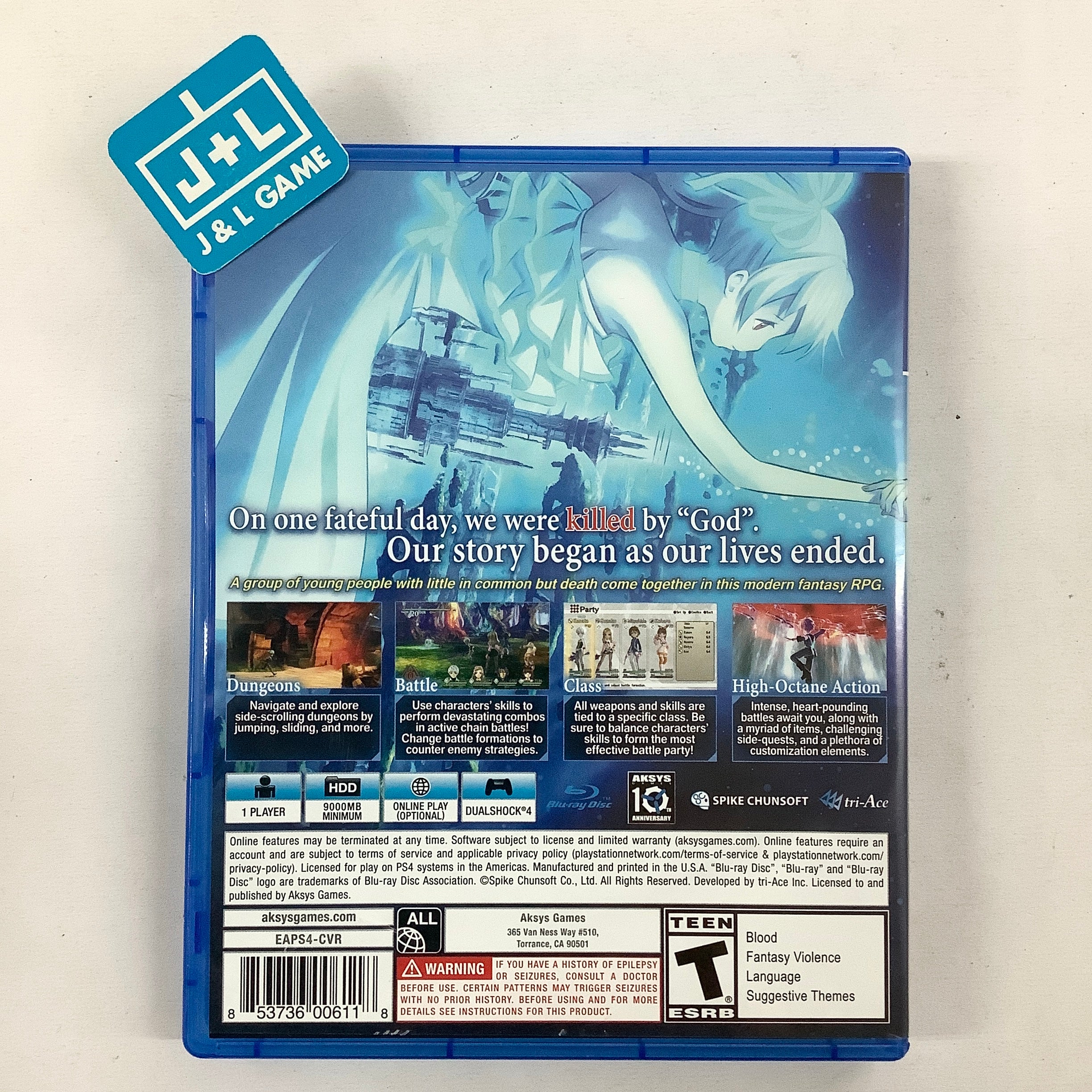 Exist Archive: The Other Side of the Sky - (PS4) PlayStation 4 [Pre-Owned] Video Games Aksys Games   