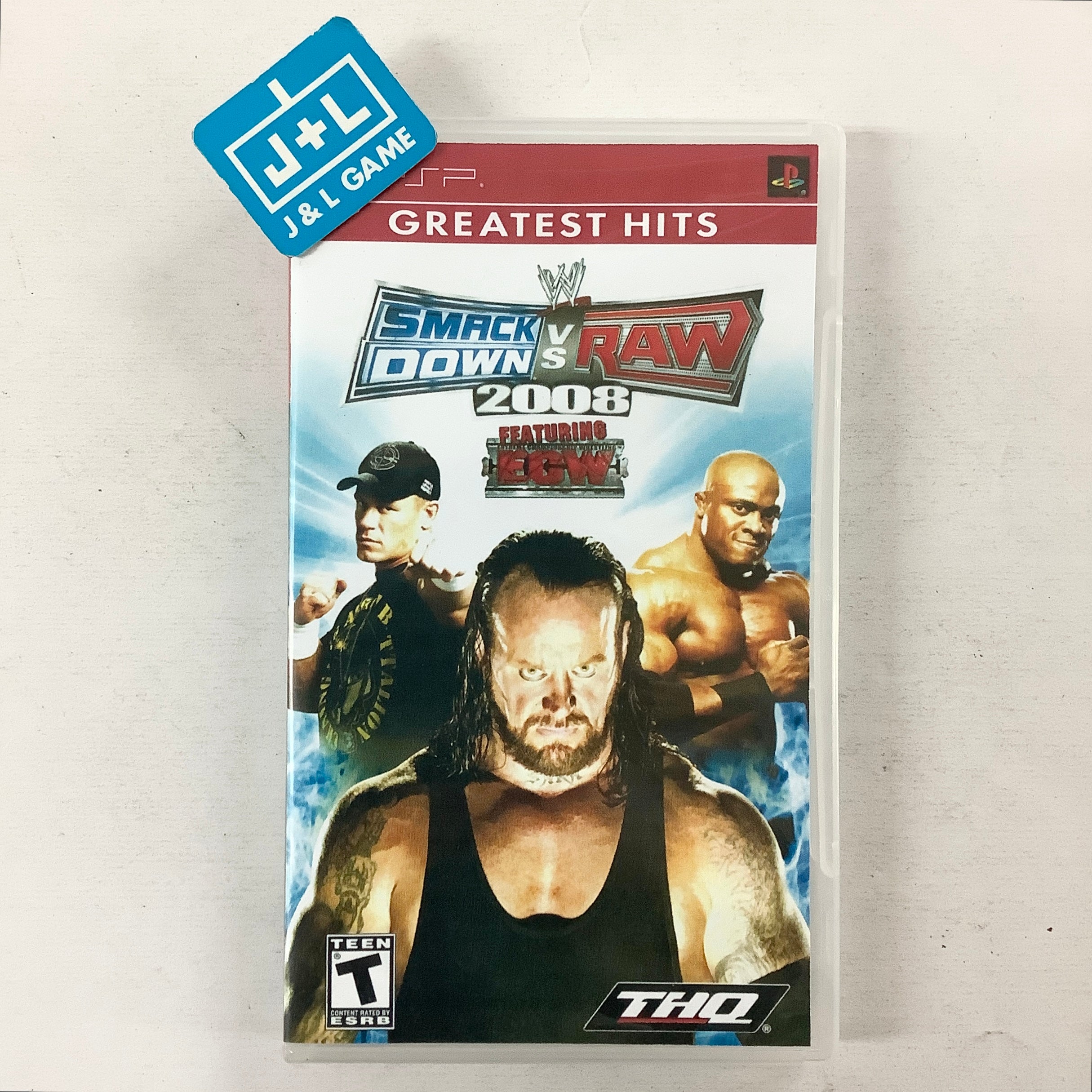 WWE SmackDown vs. Raw 2008 (Greatest Hits) - SONY PSP [Pre-Owned] Video Games THQ   