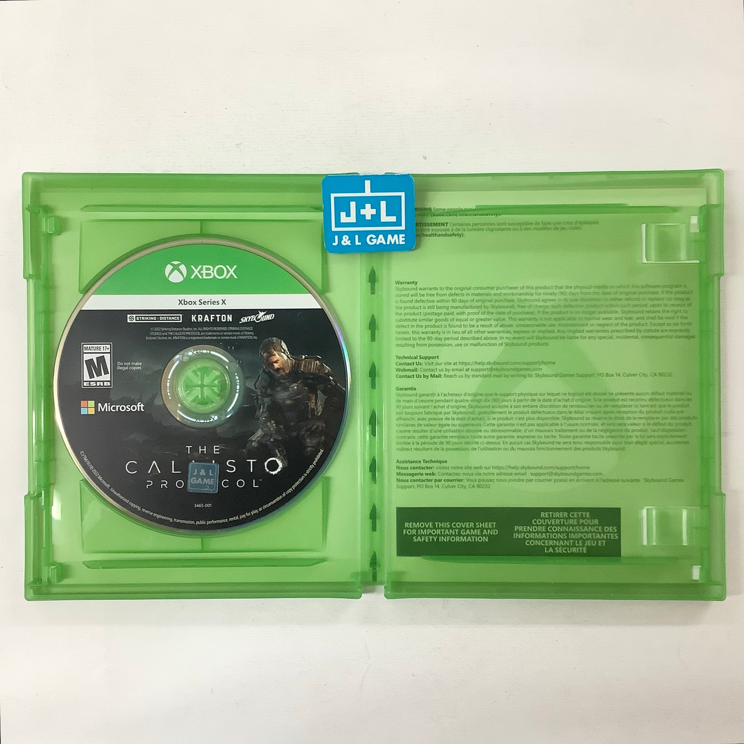 The Callisto Protocol - (XSX) Xbox Series X [Pre-Owned] Video Games Krafton   