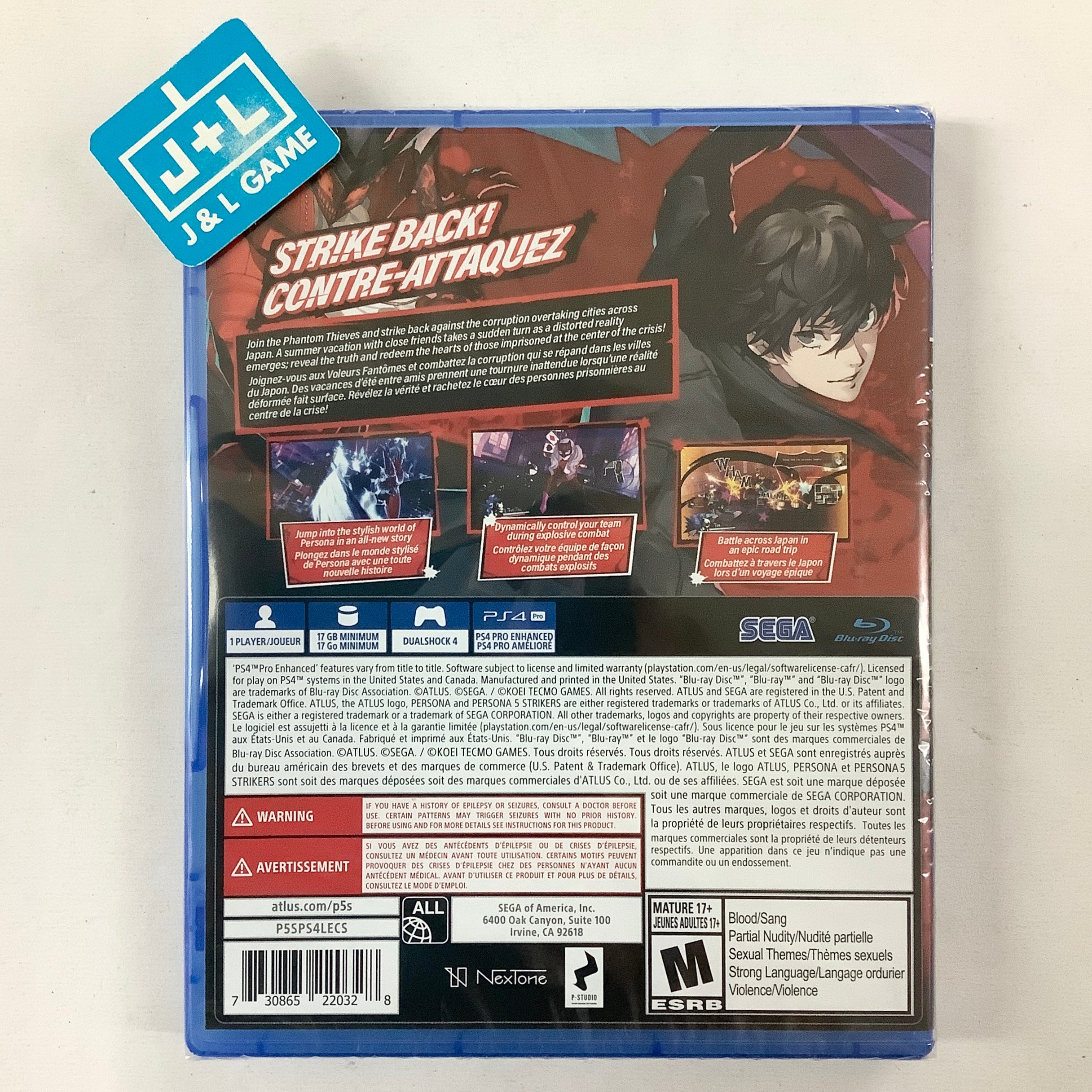 Persona 5 Strikers - (PS4) PlayStation 4 Video Games SEGA