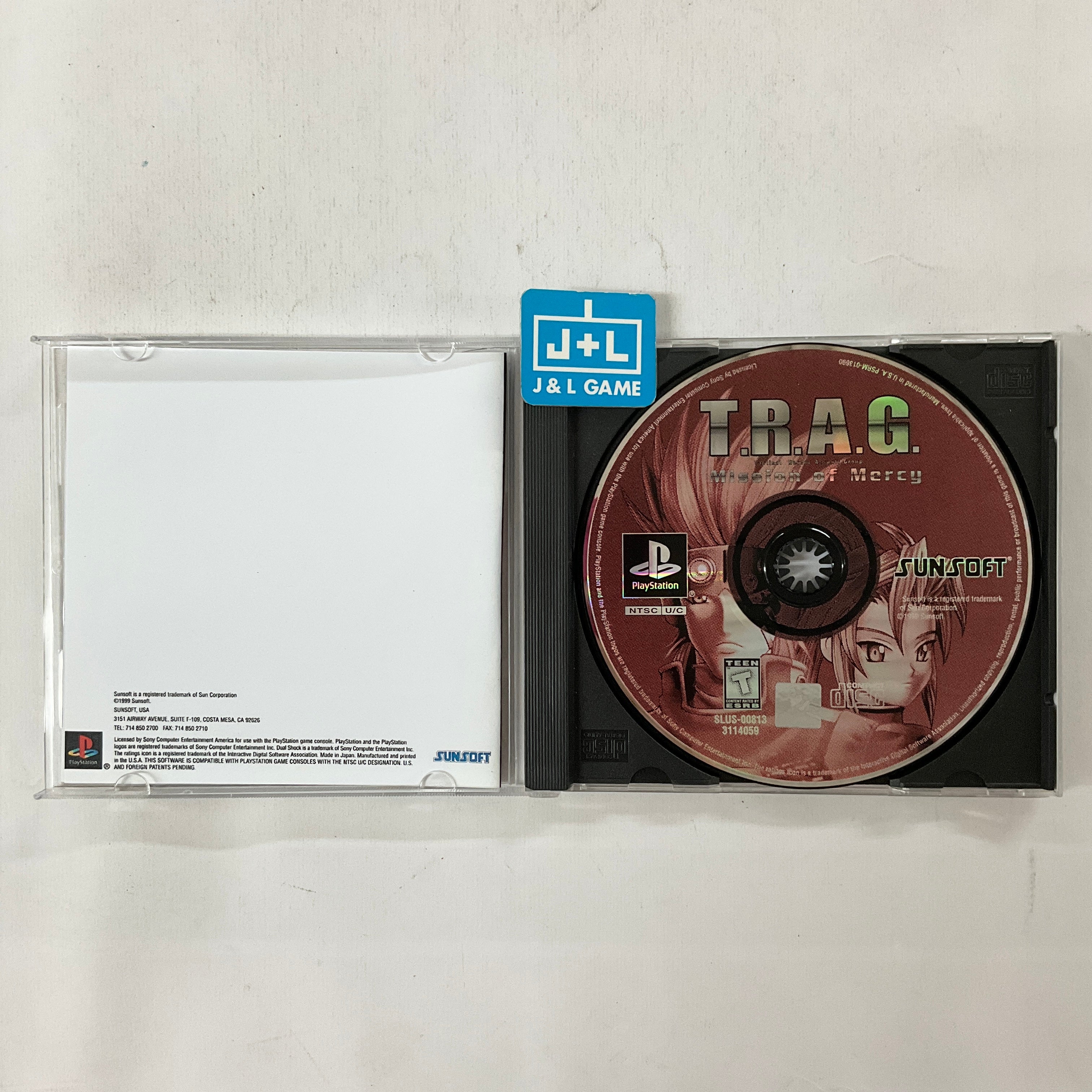 T.R.A.G. - Tactical Rescue Assault Group: Mission of Mercy - (PS1) PlayStation 1 [Pre-Owned] Video Games SunSoft   