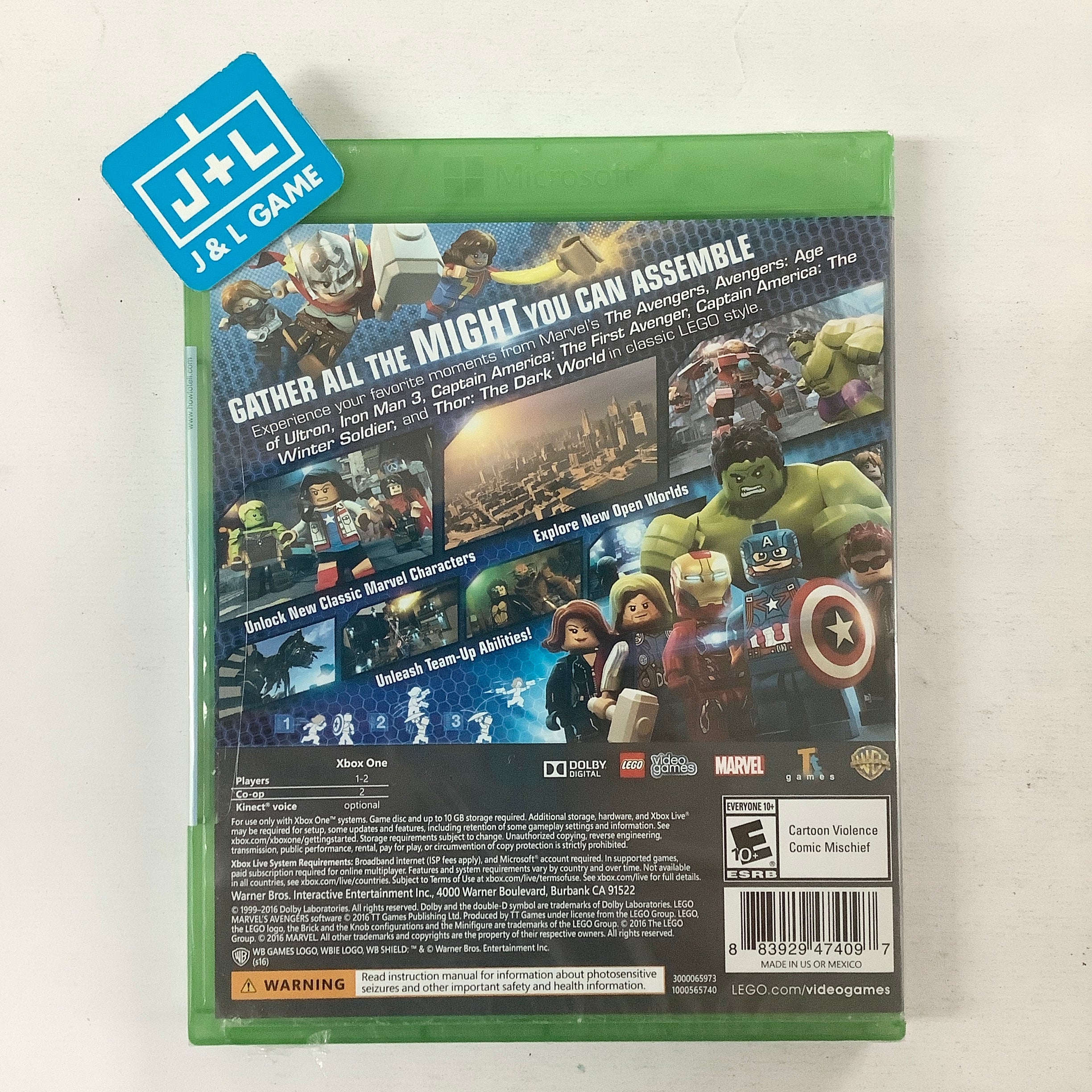 LEGO Marvel's Avengers - (XB1) Xbox One Video Games Warner Bros. Interactive Entertainment   