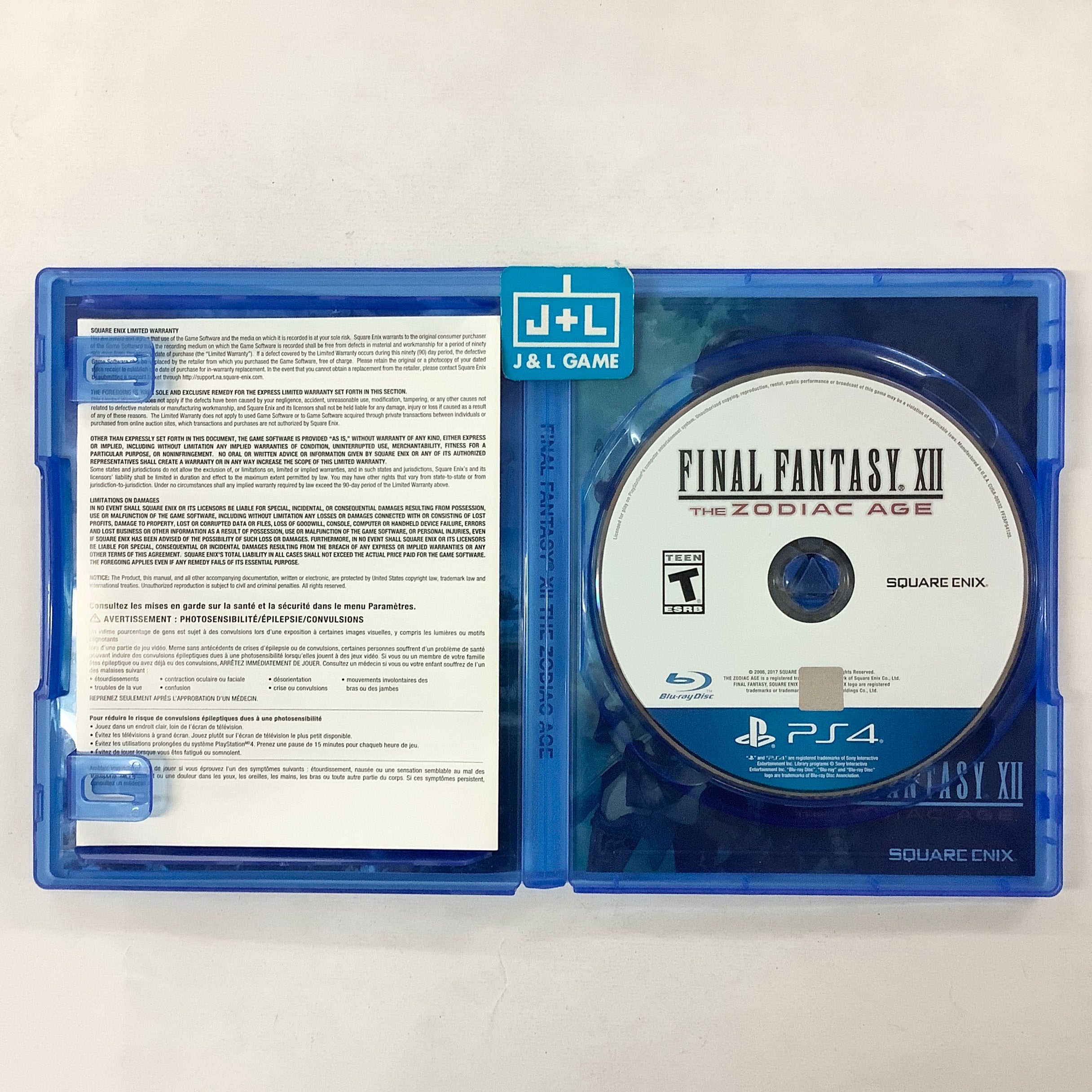 Final Fantasy XII: The Zodiac Age - (PS4) PlayStation 4 [Pre-Owned] Video Games Square Enix   