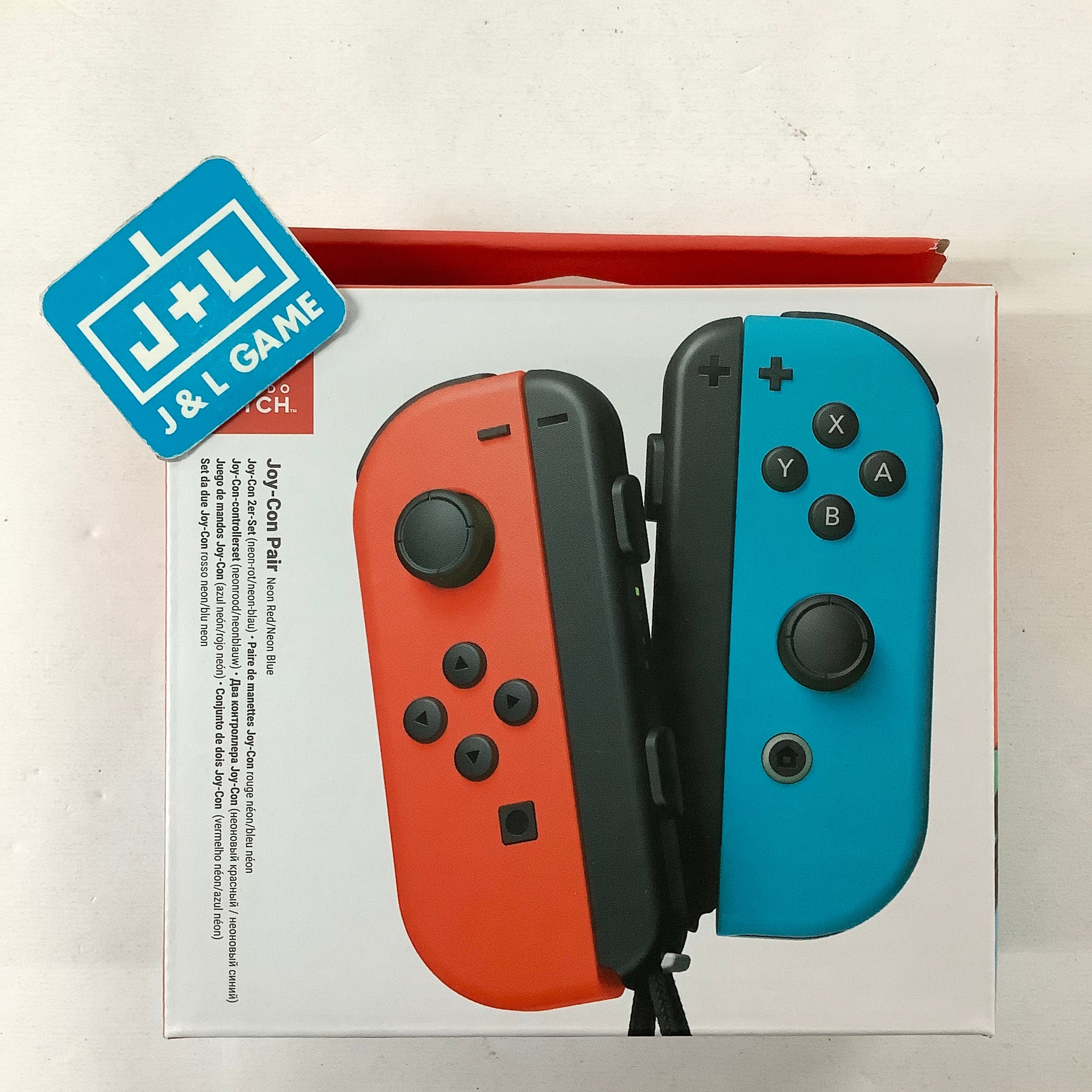 Nintendo Switch Joy-Con (L)/(R) (Neon Red/Neon Blue) - (NSW) Nintendo Switch (European Import) Accessories Nintendo