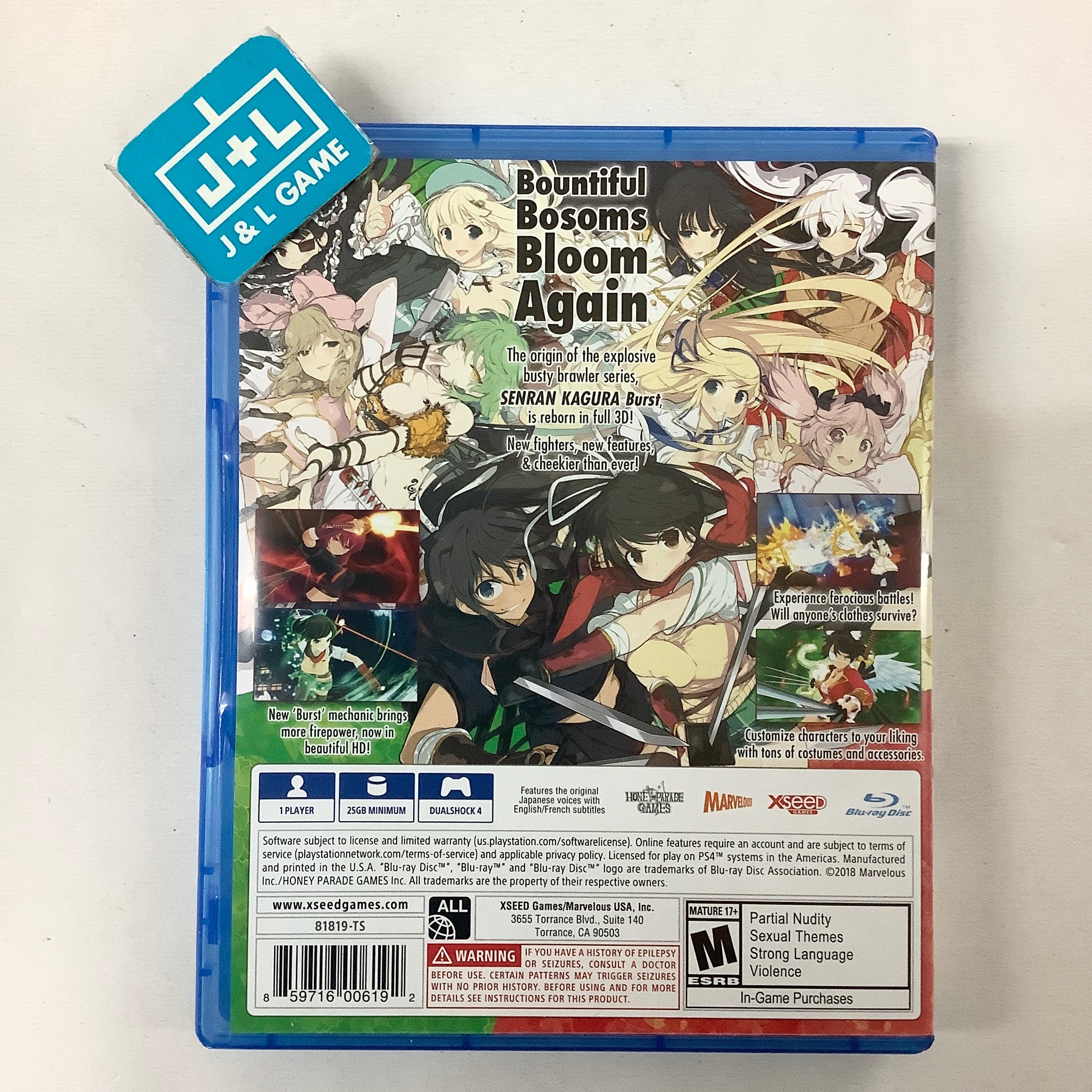 Senran Kagura Burst Re:Newal - (PS4) PlayStation 4 [Pre-Owned] Video Games Marvelous Inc.