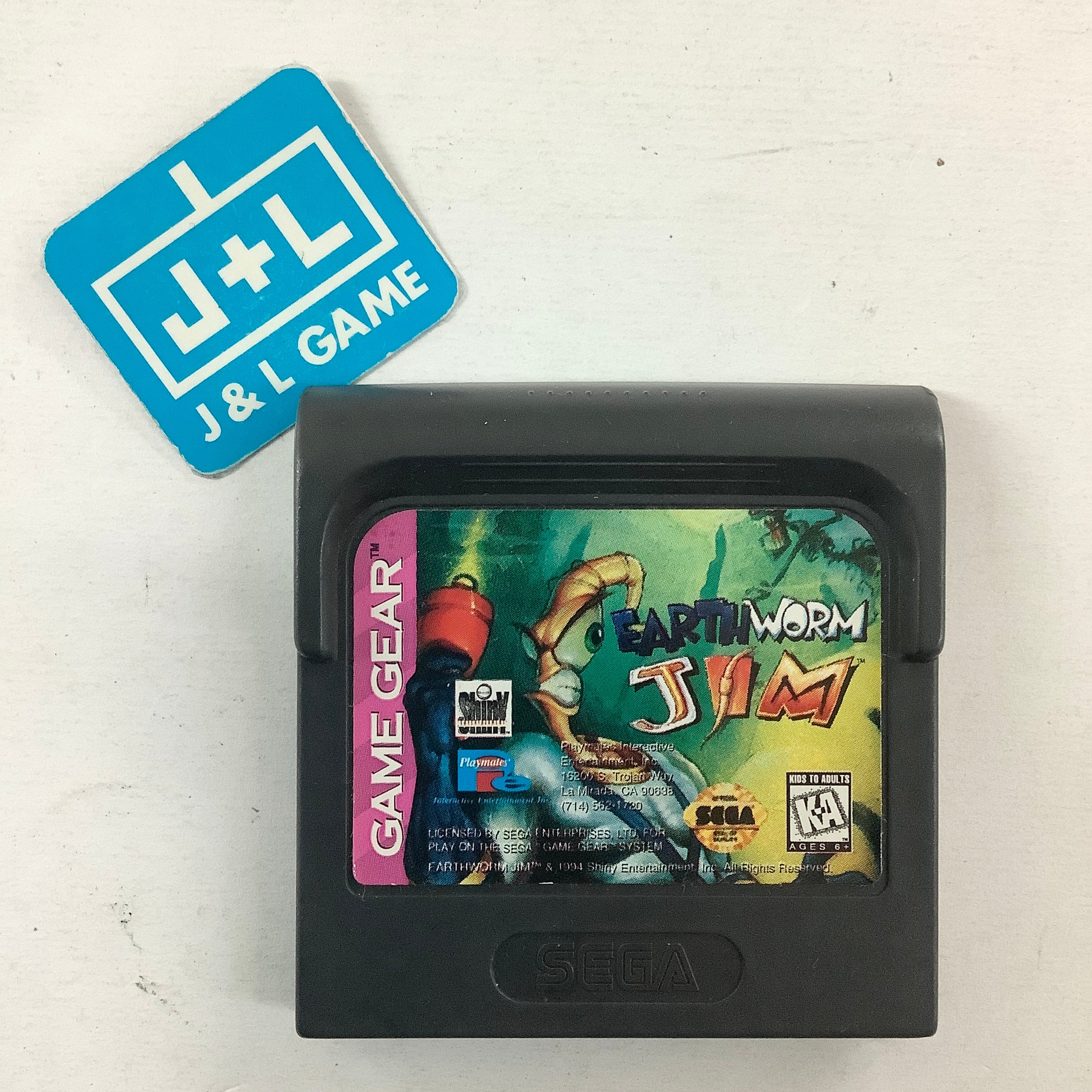 Earthworm Jim - (SGG) SEGA GameGear [Pre-Owned] Video Games Playmates   