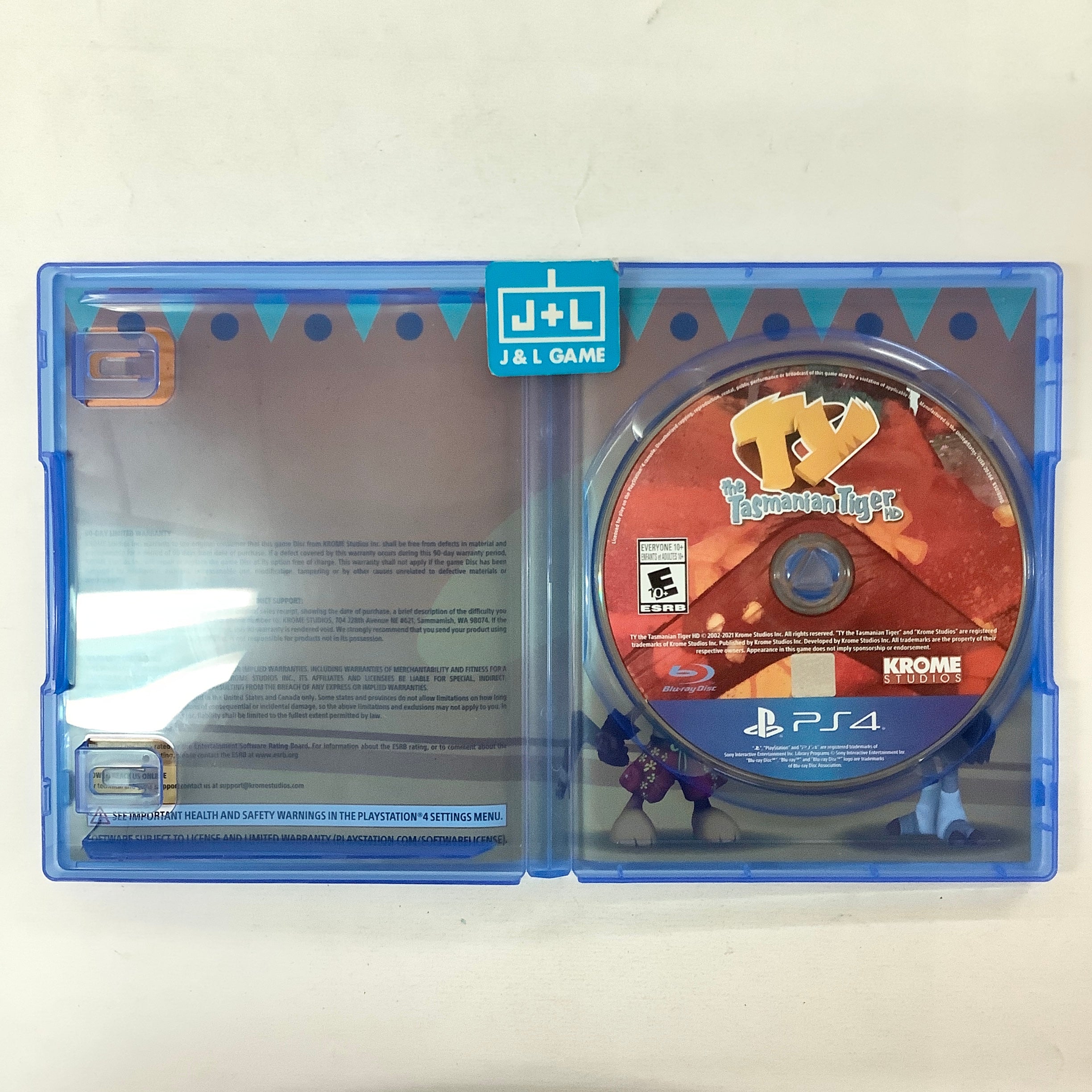 Ty The Tasmanian Tiger HD - (PS4) PlayStation 4 [Pre-Owned] Video Games Krome Studios