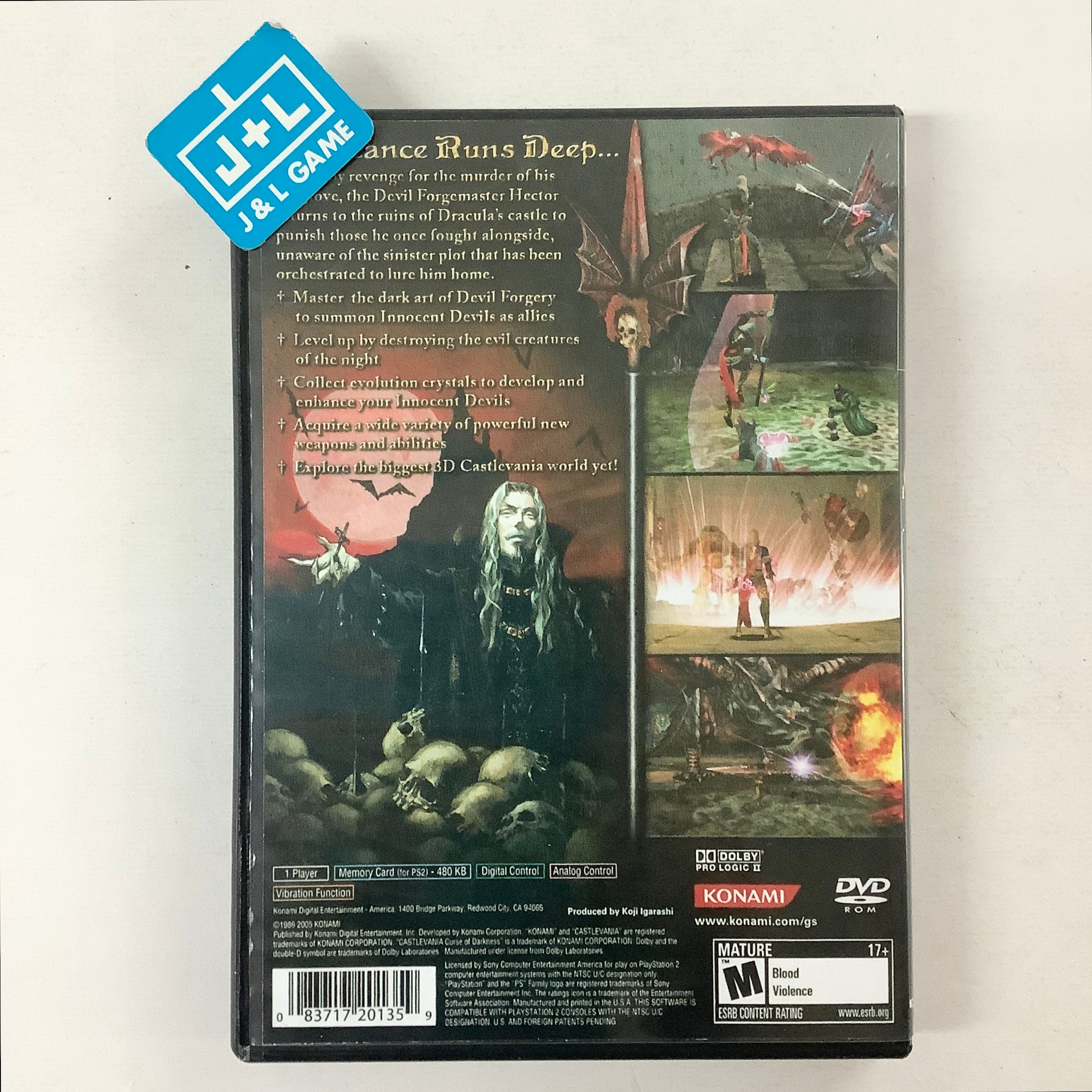 Castlevania: Curse of Darkness - (PS2) PlayStation 2 [Pre-Owned] Video Games Konami