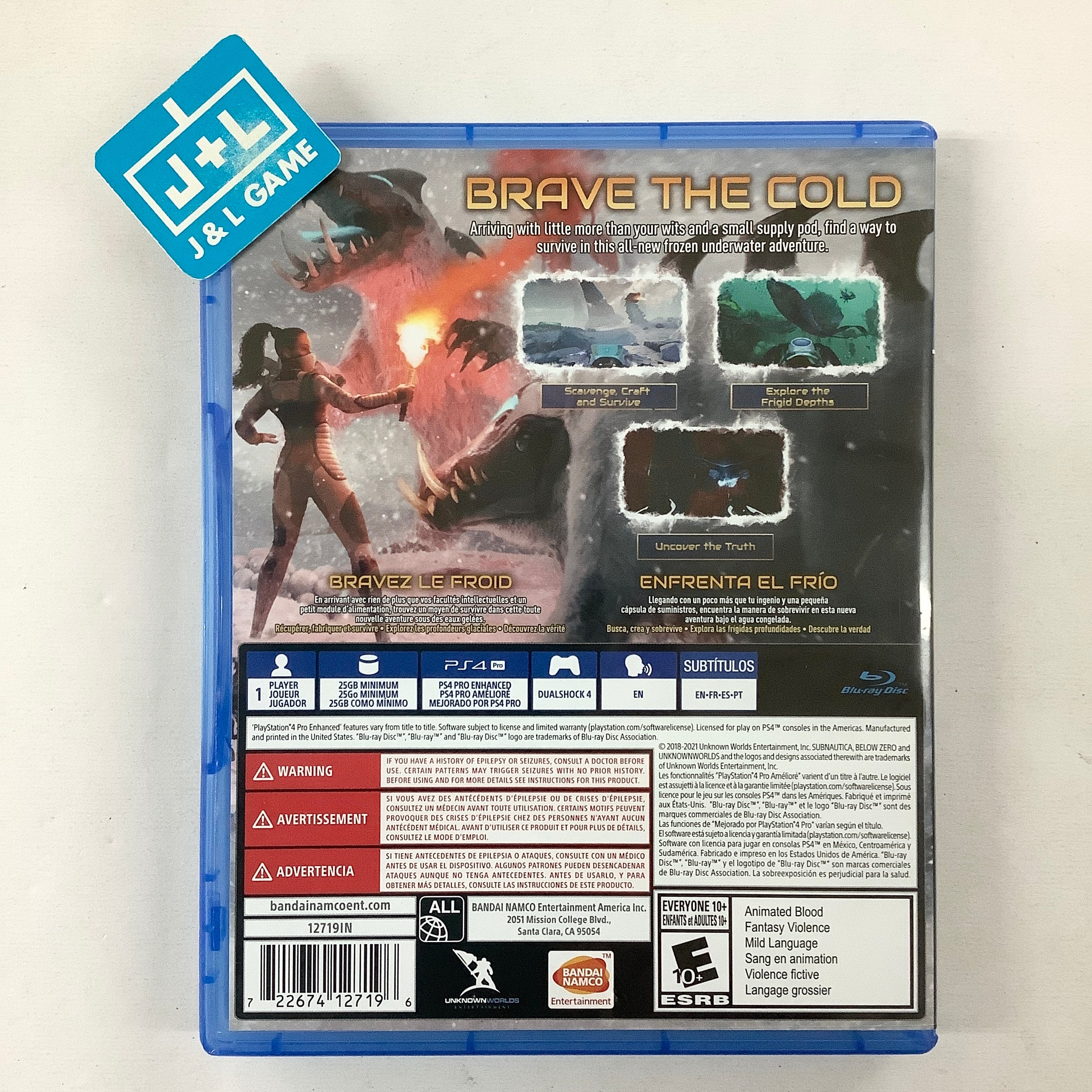 Subnautica: Below Zero - (PS4) PlayStation 4 [Pre-Owned] Video Games BANDAI NAMCO Entertainment