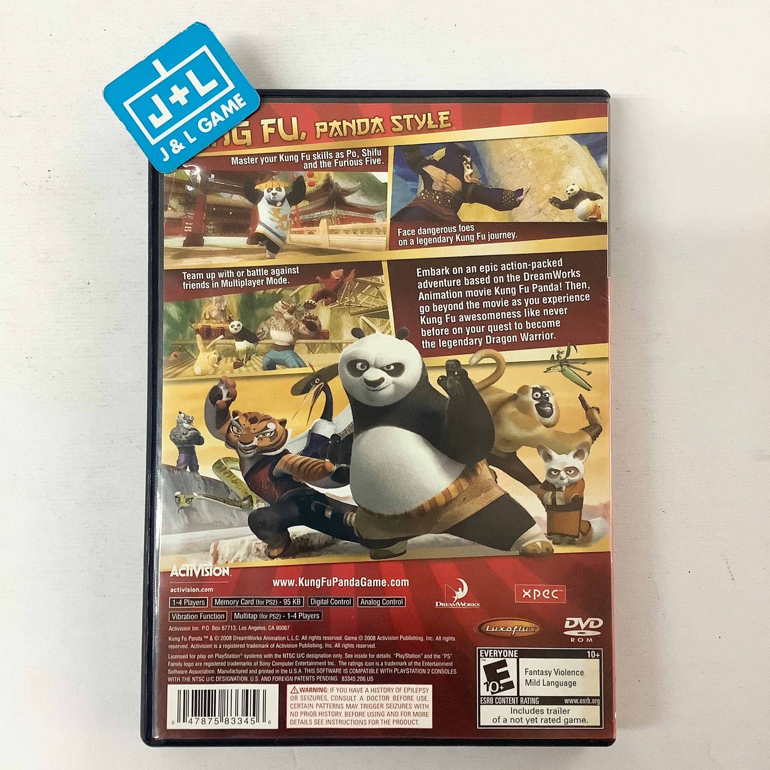 Kung Fu Panda - (PS2) PlayStation 2 [Pre-Owned] Video Games Activision   