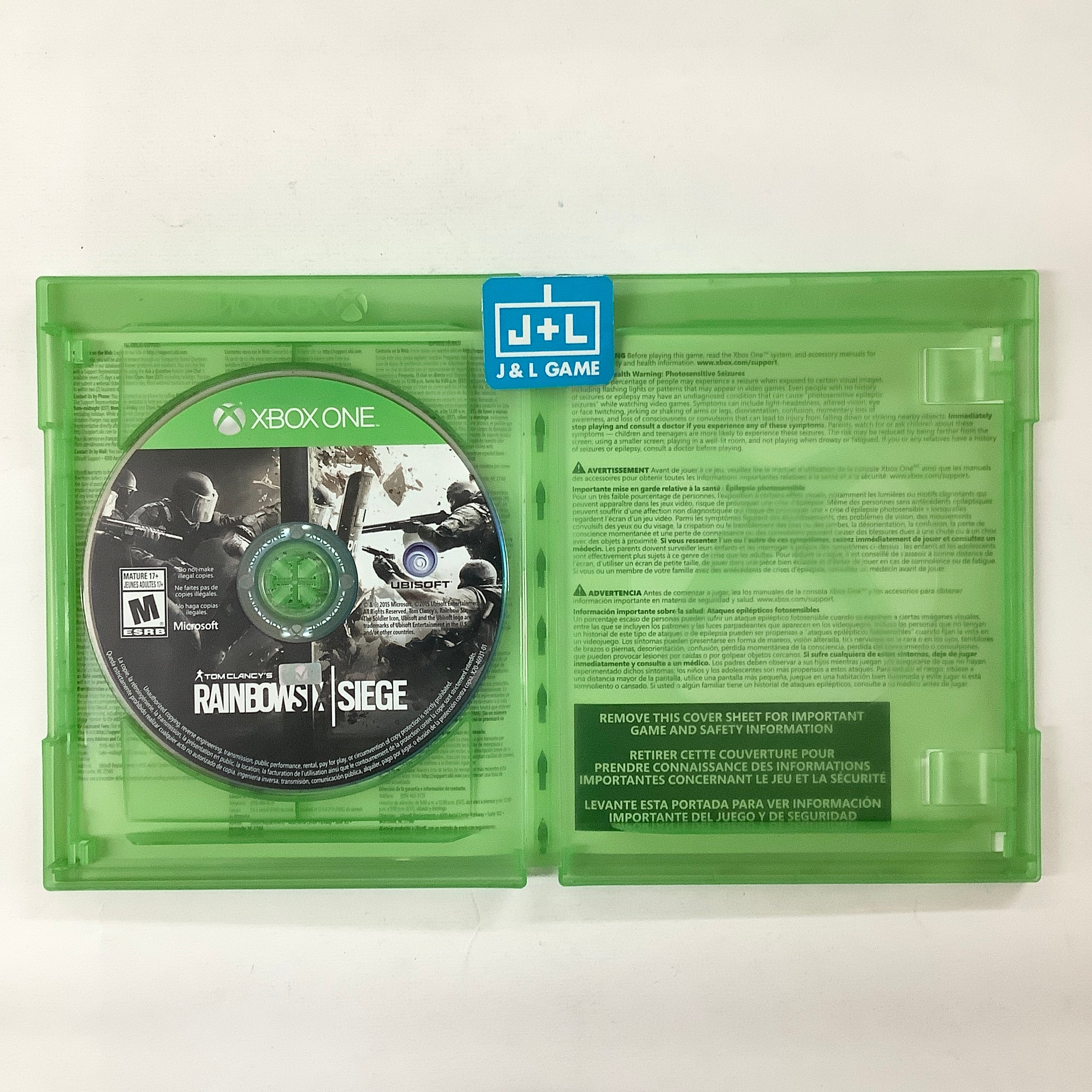 Tom Clancy's Rainbow Six Siege - (XB1) Xbox One [Pre-Owned] Video Games Ubisoft   