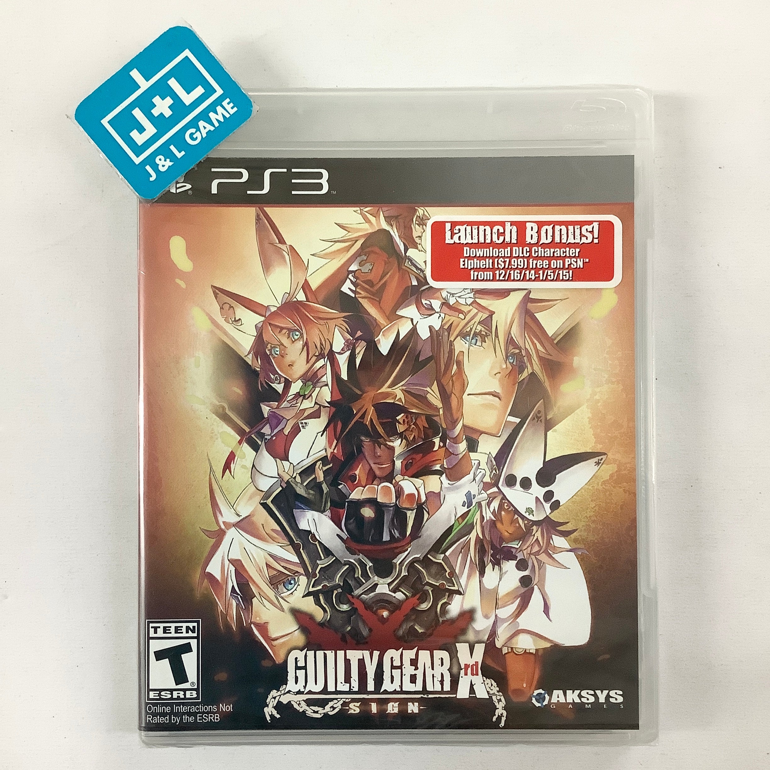 Guilty Gear Xrd -SIGN- - (PS3) PlayStation 3 Video Games Aksys Games   