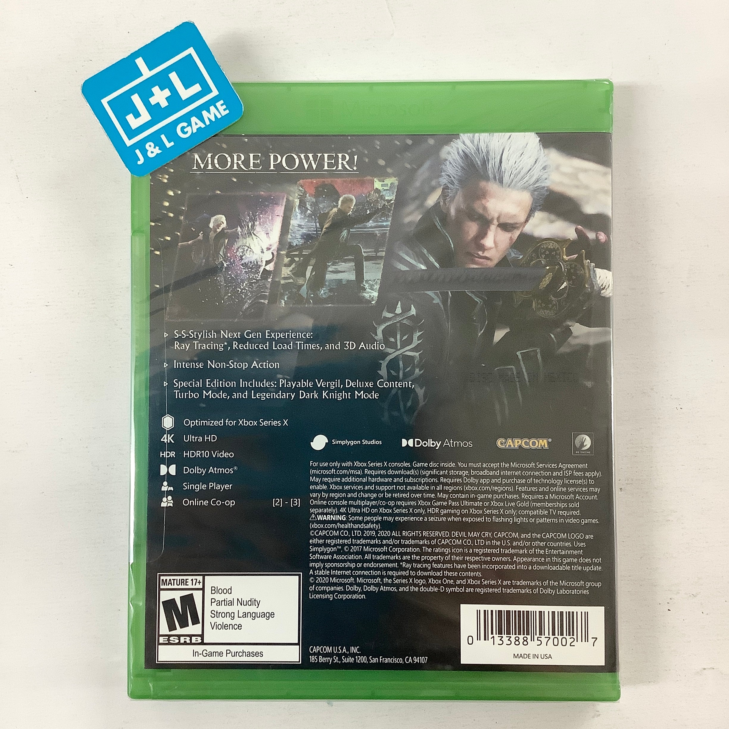 Devil May Cry 5 Special Edition - (XSX) Xbox Series X Video Games Capcom   