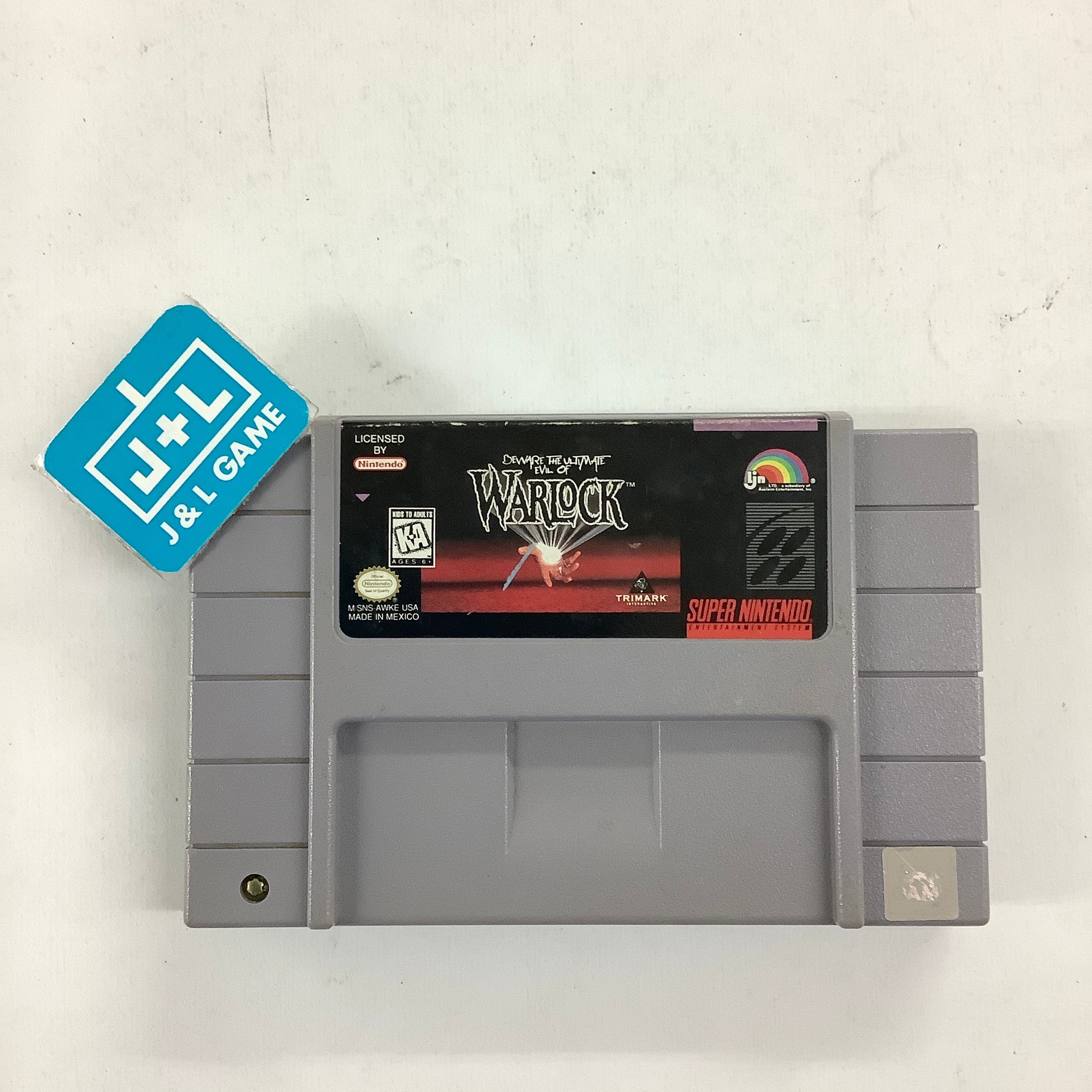 Warlock - (SNES) Super Nintendo [Pre-Owned] Video Games LJN Ltd.   