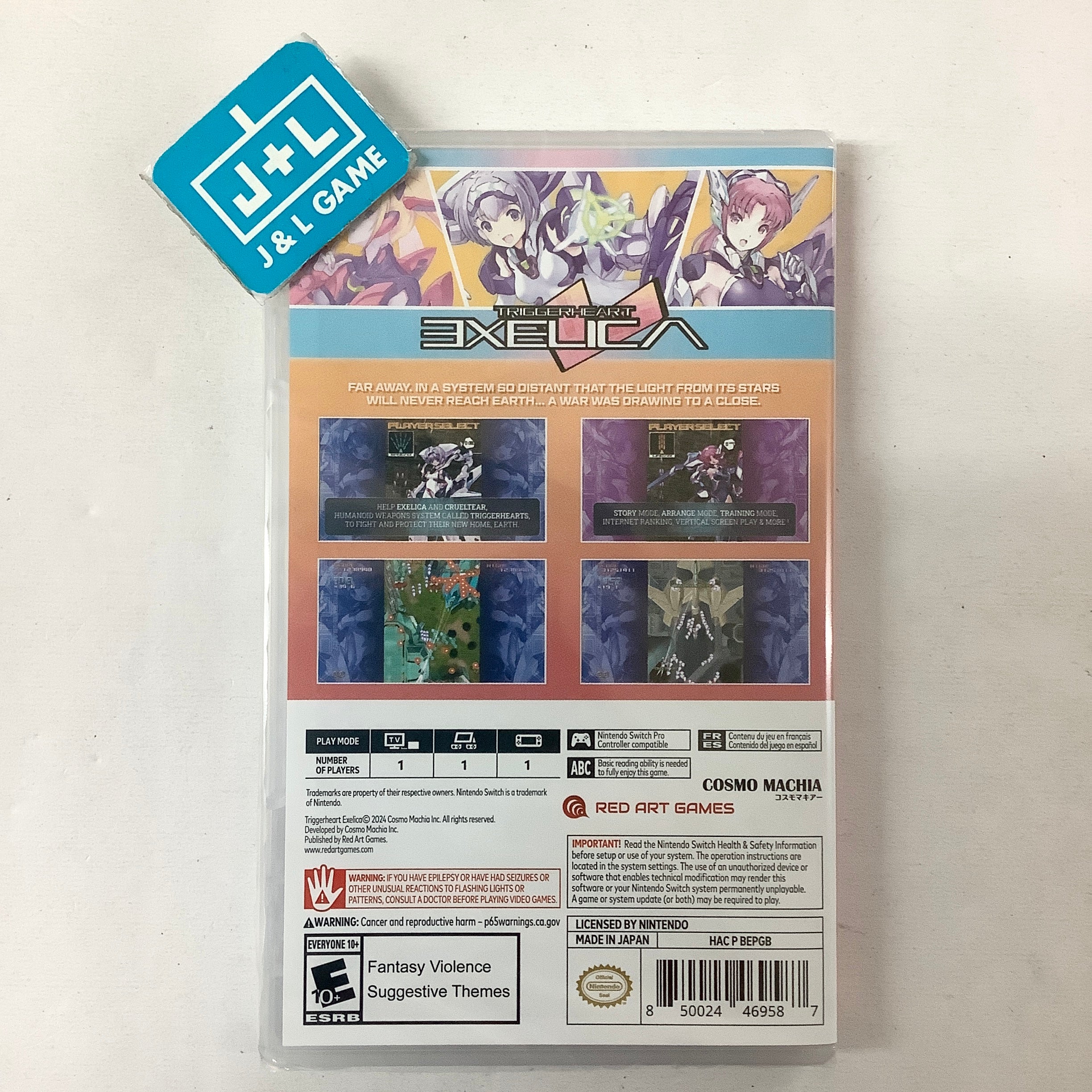 TriggerHeart Exelica - (NSW) Nintendo Switch Video Games Red Art Games