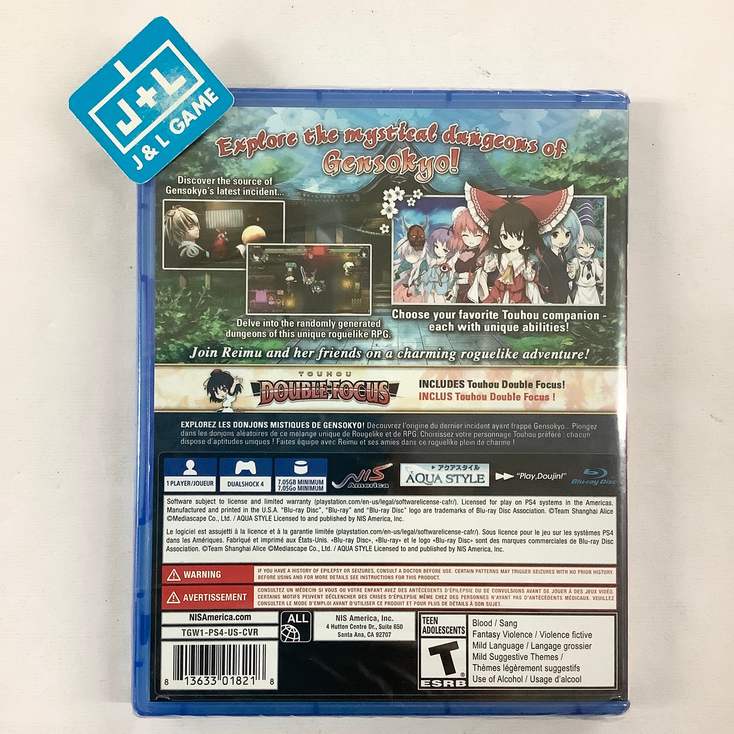 Touhou Genso Wanderer - (PS4) PlayStation 4 Video Games NIS America