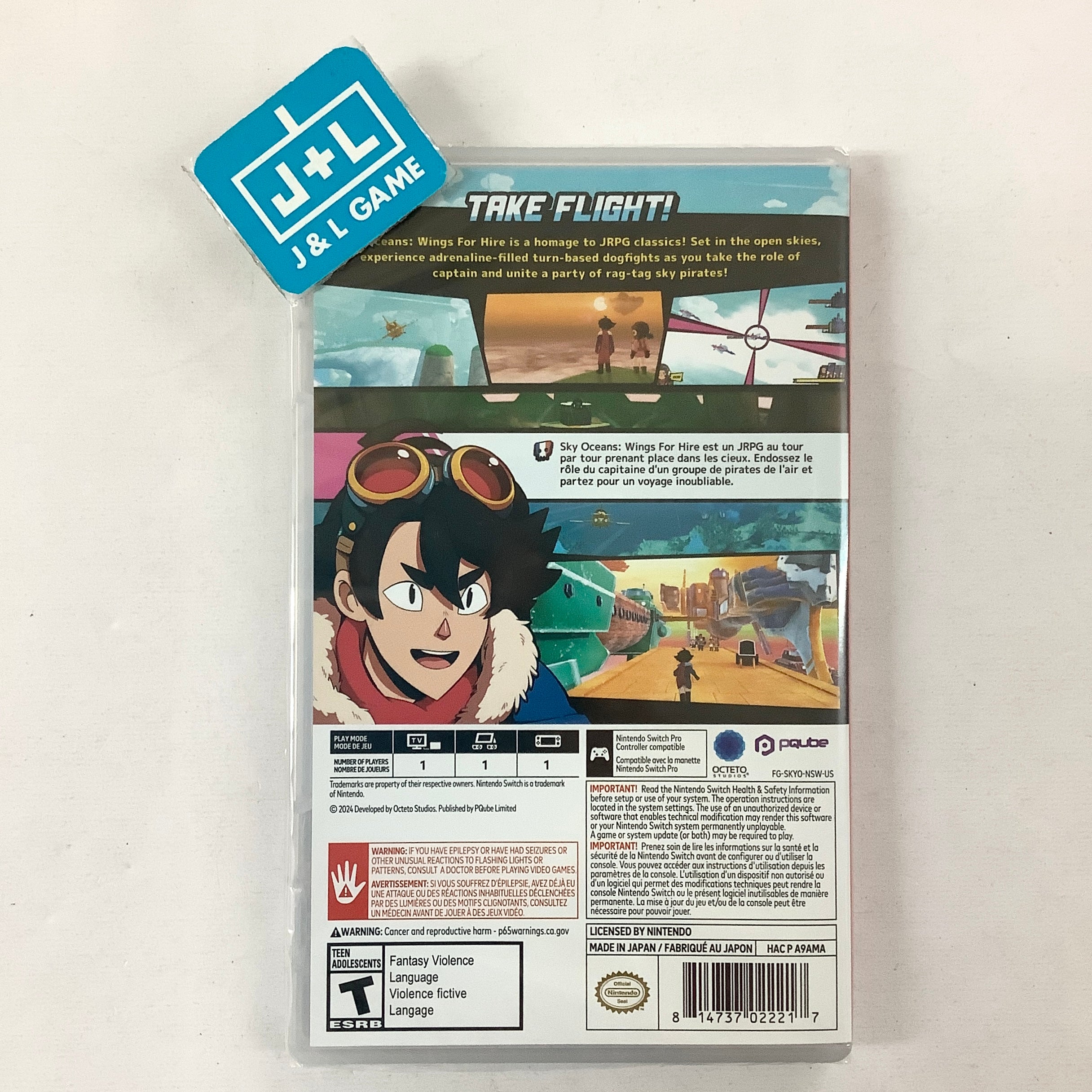 Sky Oceans: Wings for Hire - (NSW) Nintendo Switch Video Games PQube   