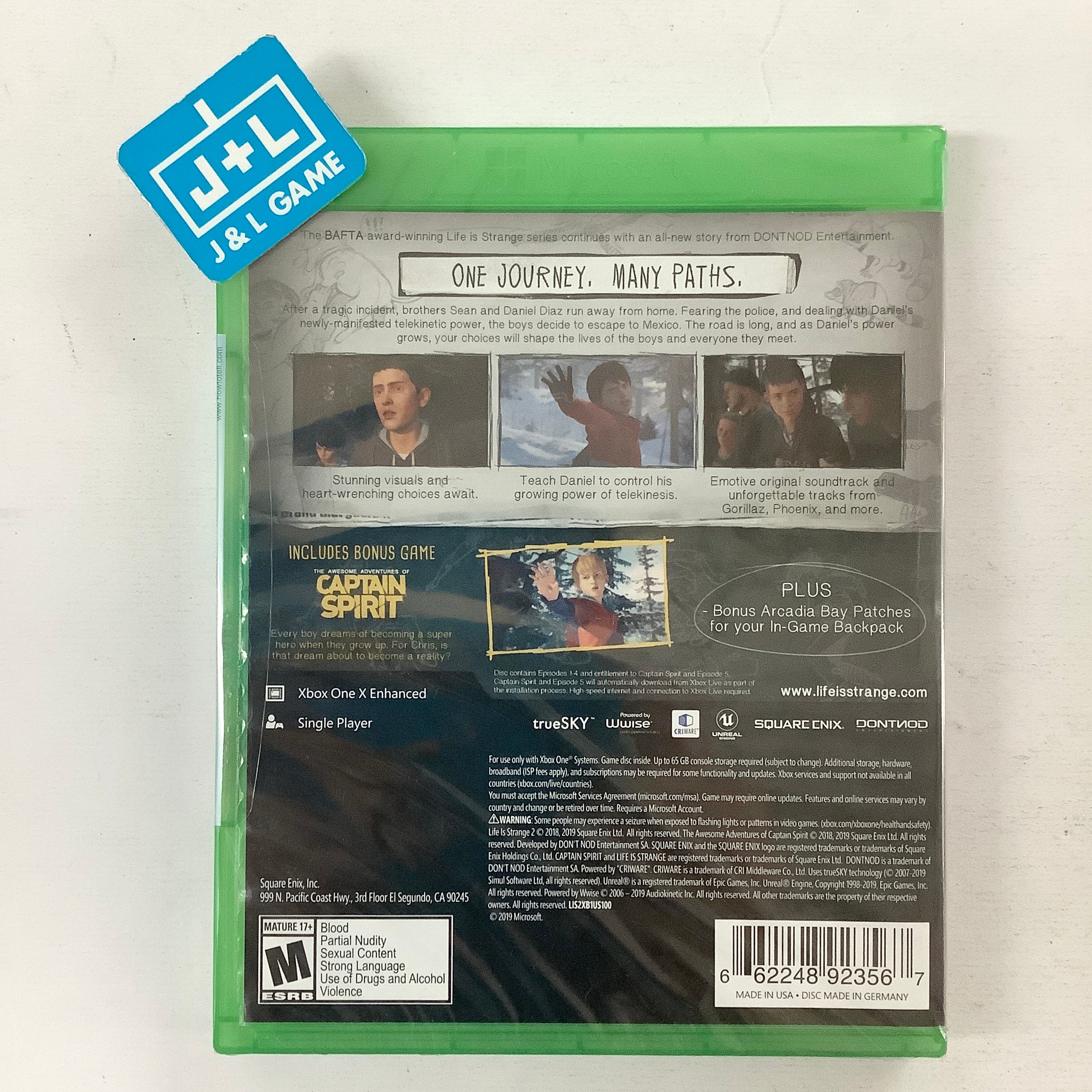 Life is Strange 2 - (XB1) Xbox One Video Games Square Enix   