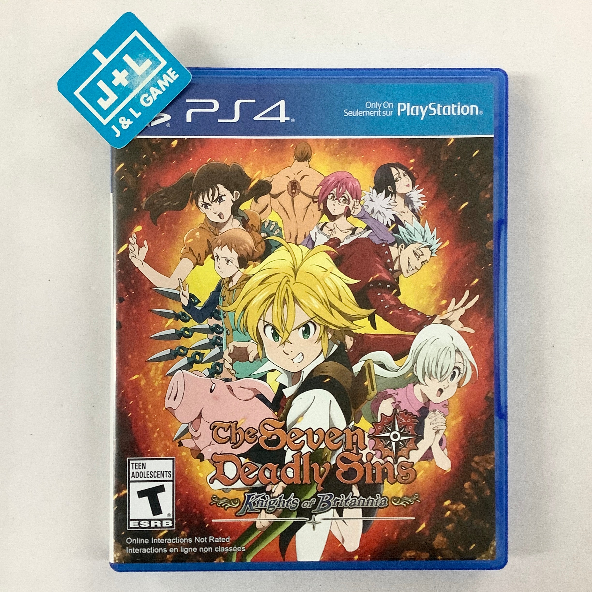 The Seven Deadly Sins: Knights of Britannia - (PS4) PlayStation 4 [Pre-Owned] Video Games BANDAI NAMCO Entertainment