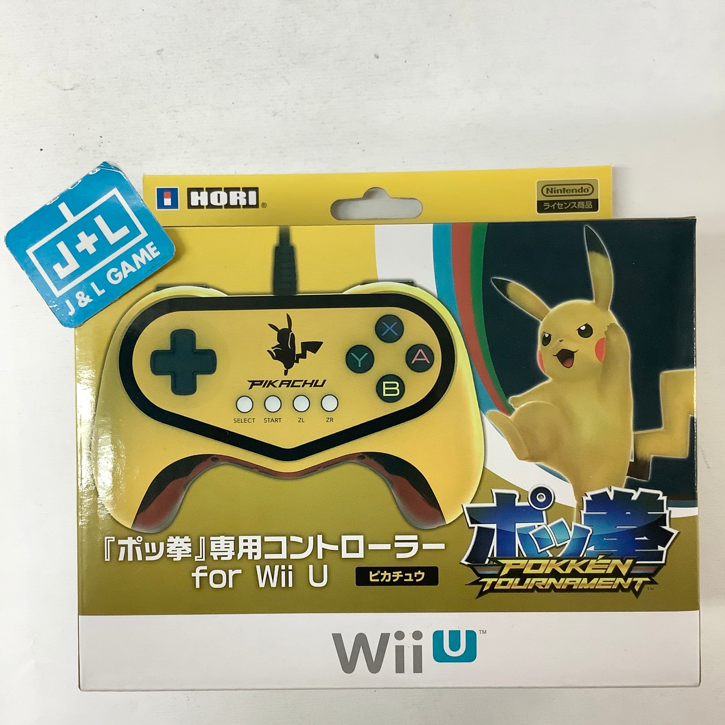 HORI Pokken Tournament Pro Pad Pikachu Edition Controller - Nintendo Wii U (Japanese Import) Accessories ホリ   