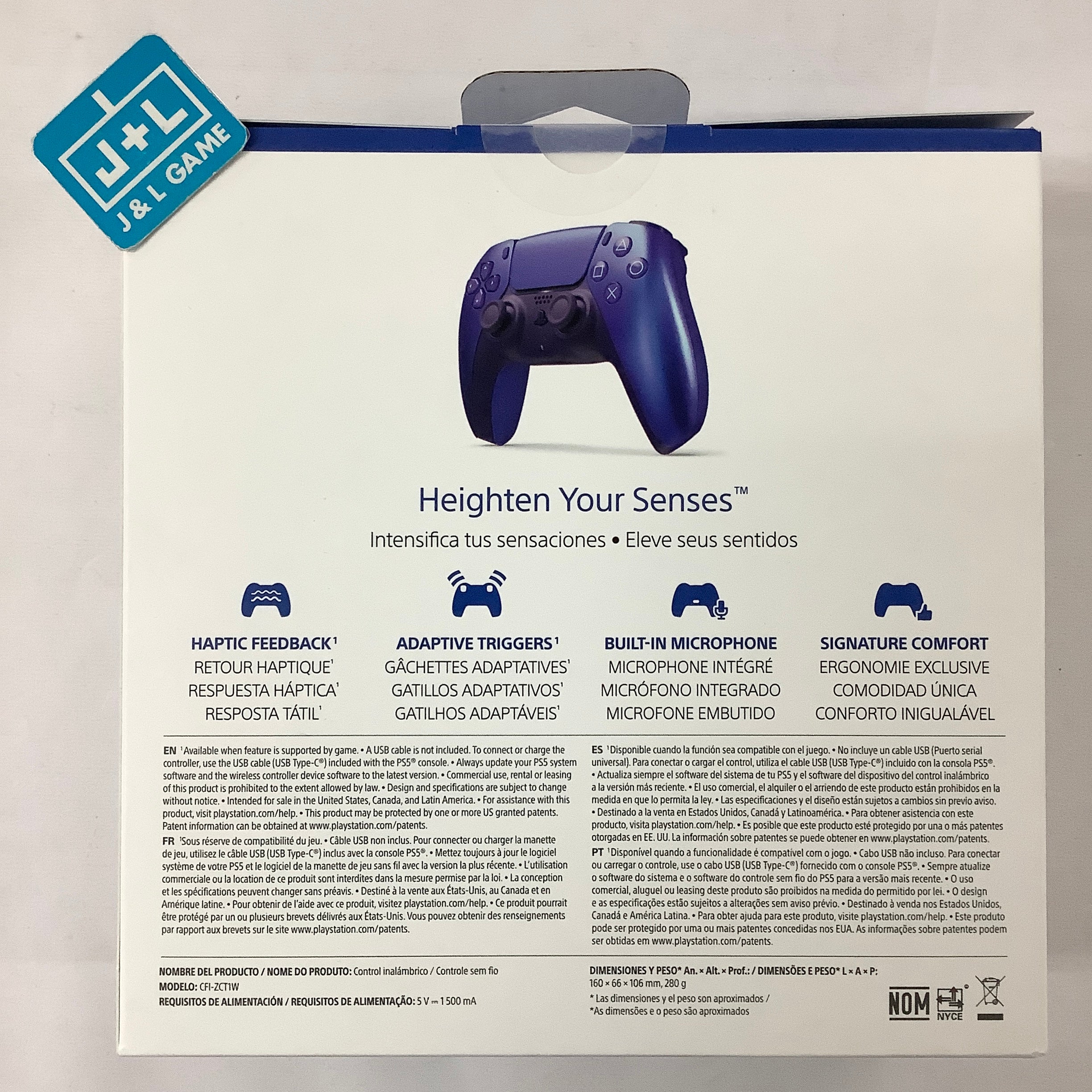 SONY PlayStation 5 DualSense Wireless Controller (Chroma Indigo) - (PS5) PlayStation 5 ACCESSORIES PlayStation   